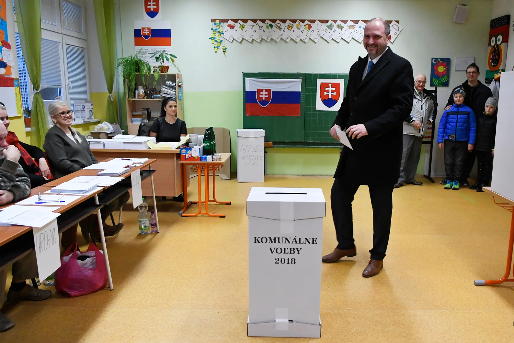 Kandidát na košického primátora Jaroslav Polaček odovzdal svoj hlas.