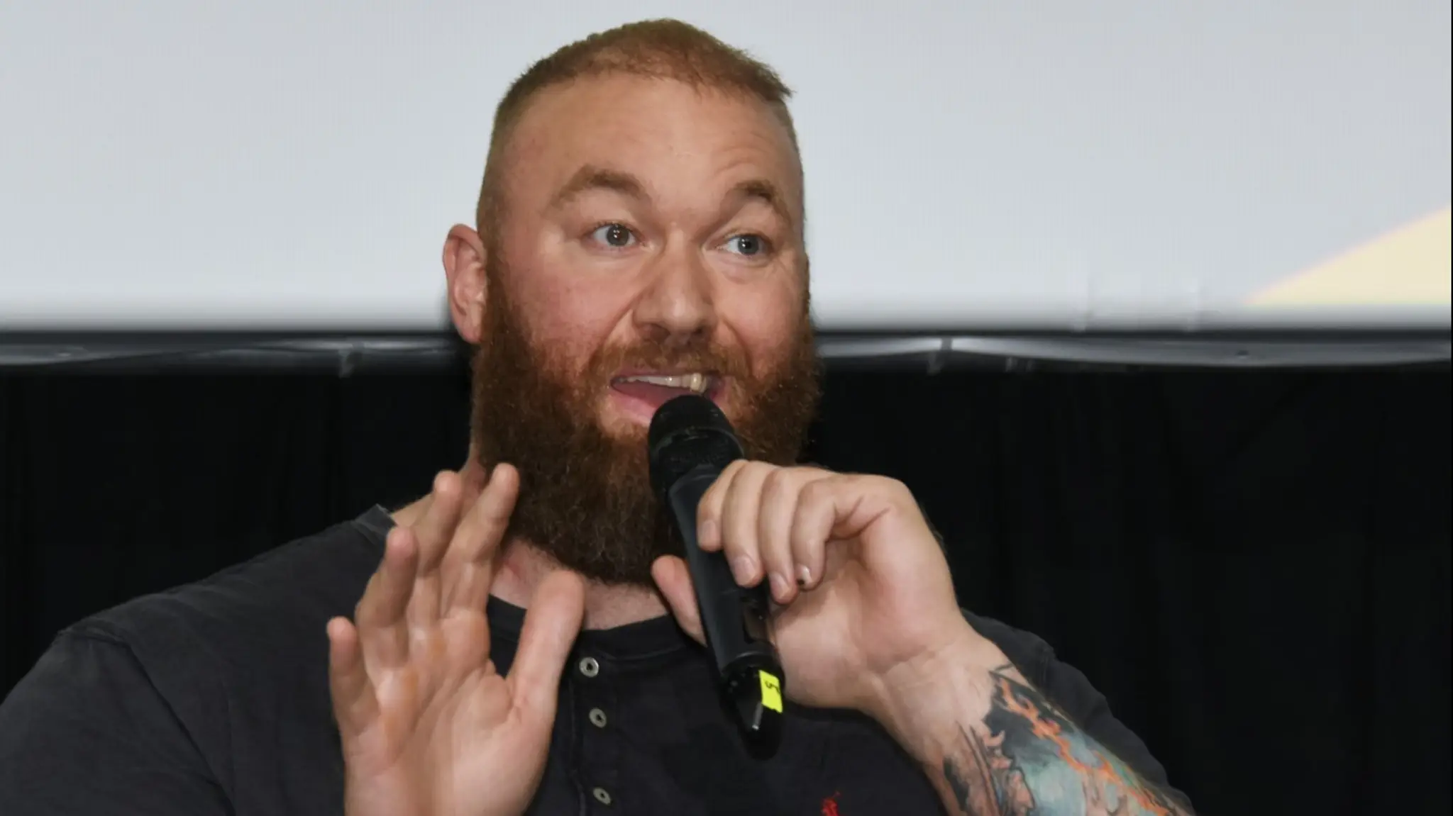 Hafthór Björnsson sa zapísal do histórie. (cropped)