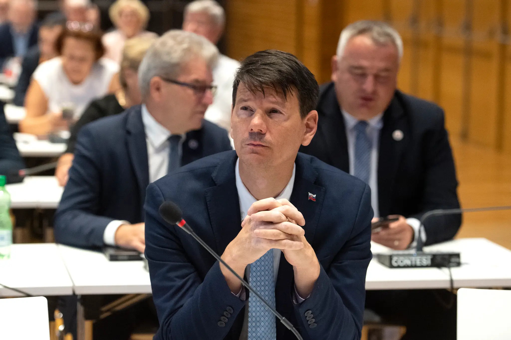 Na snímke minister zdravotníctva SR Michal Palkovič počas mimoriadnej 101. schôdze Národnej rady Slovenskej republiky 7. septembra 2023 v Bratislave.