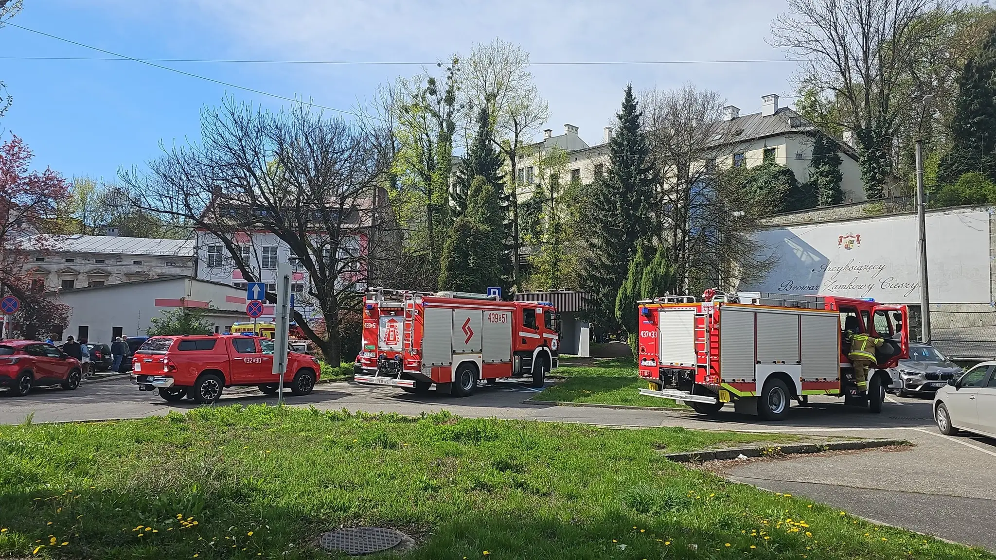 V poľskom Tešíne sa zrútila časť schodiska vedúceho k hradu.