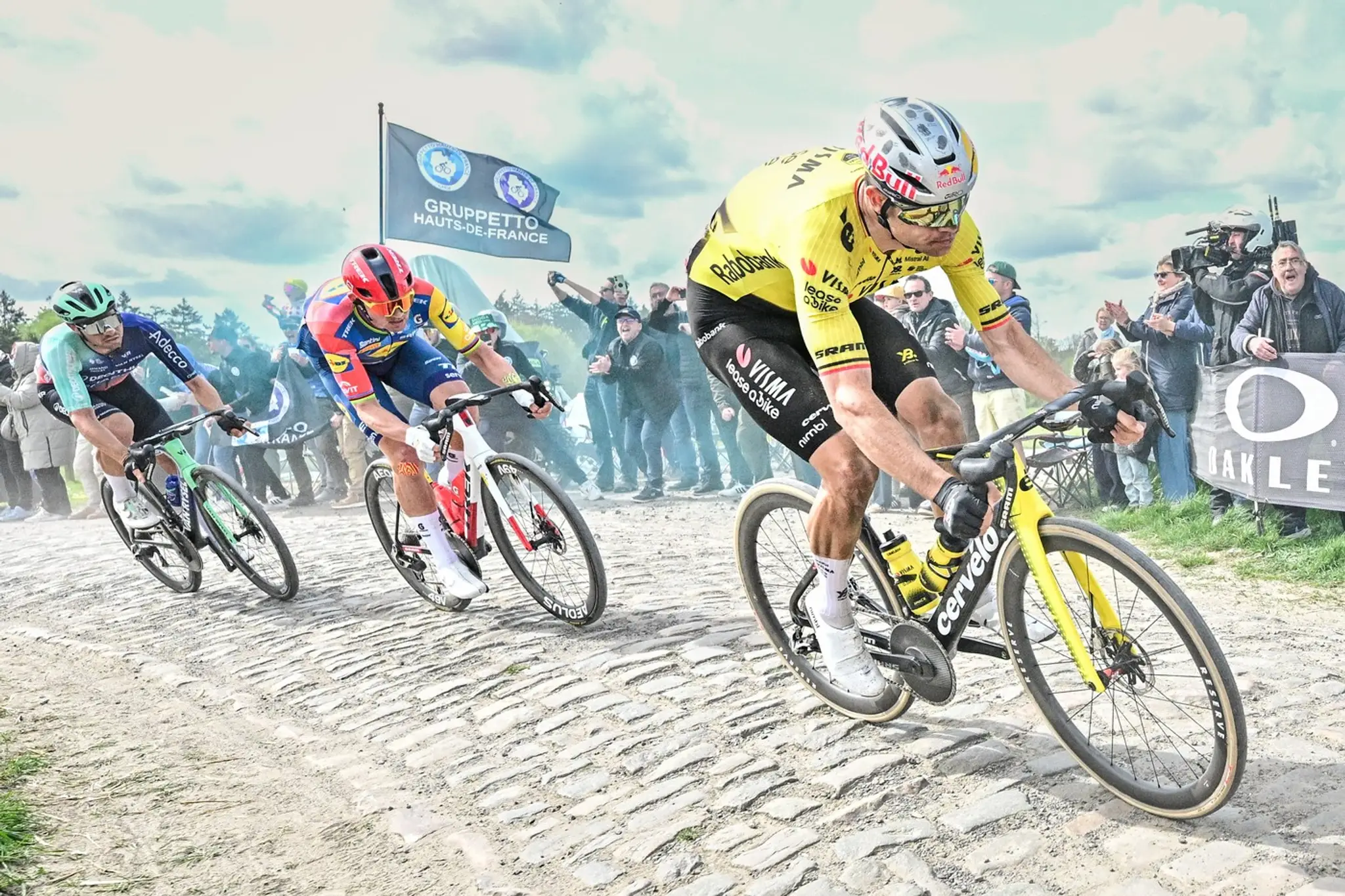 Wout van Aert na Paríž-Roubaix