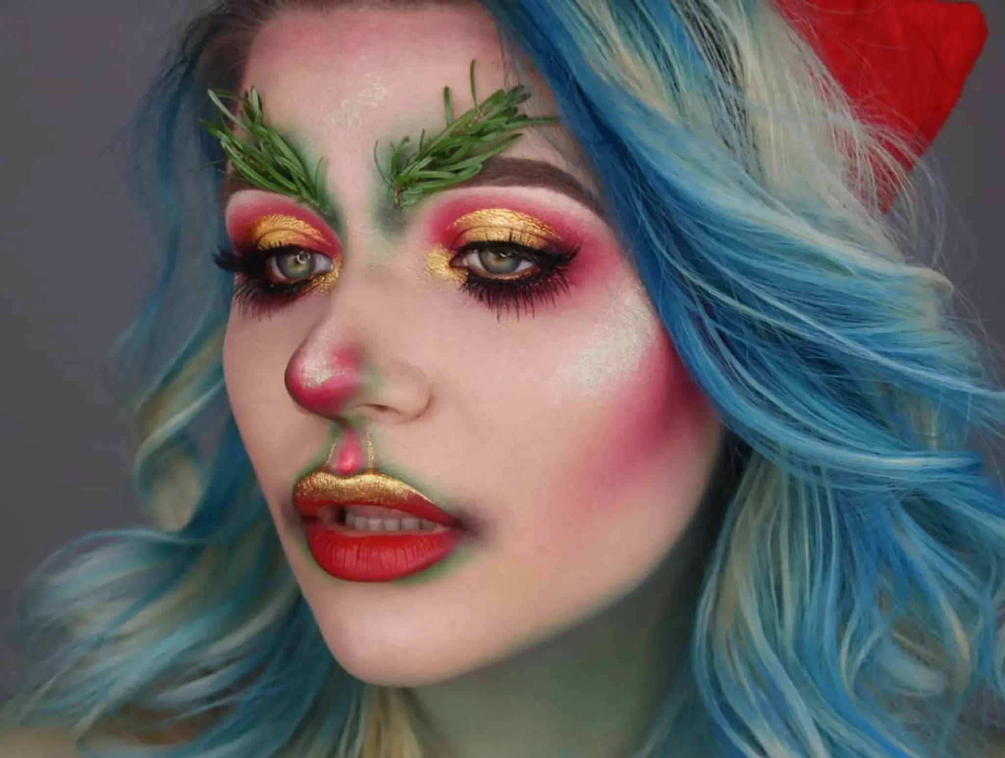 Vianočný make-up