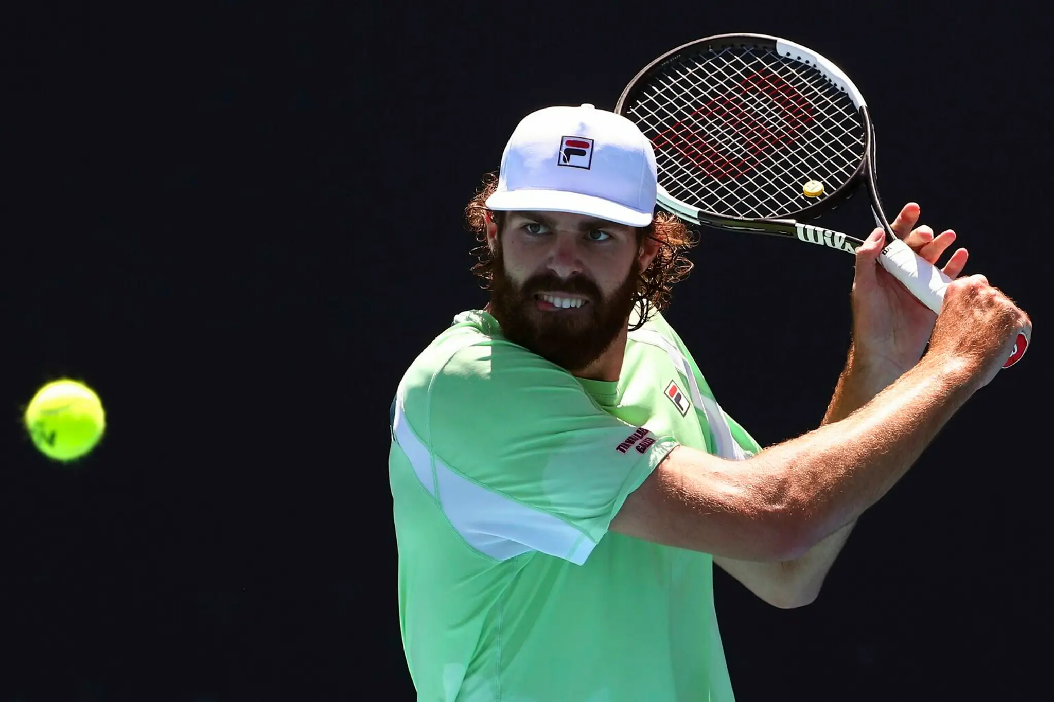 Reilly Opelka v 2. kole Australian Open 2022.