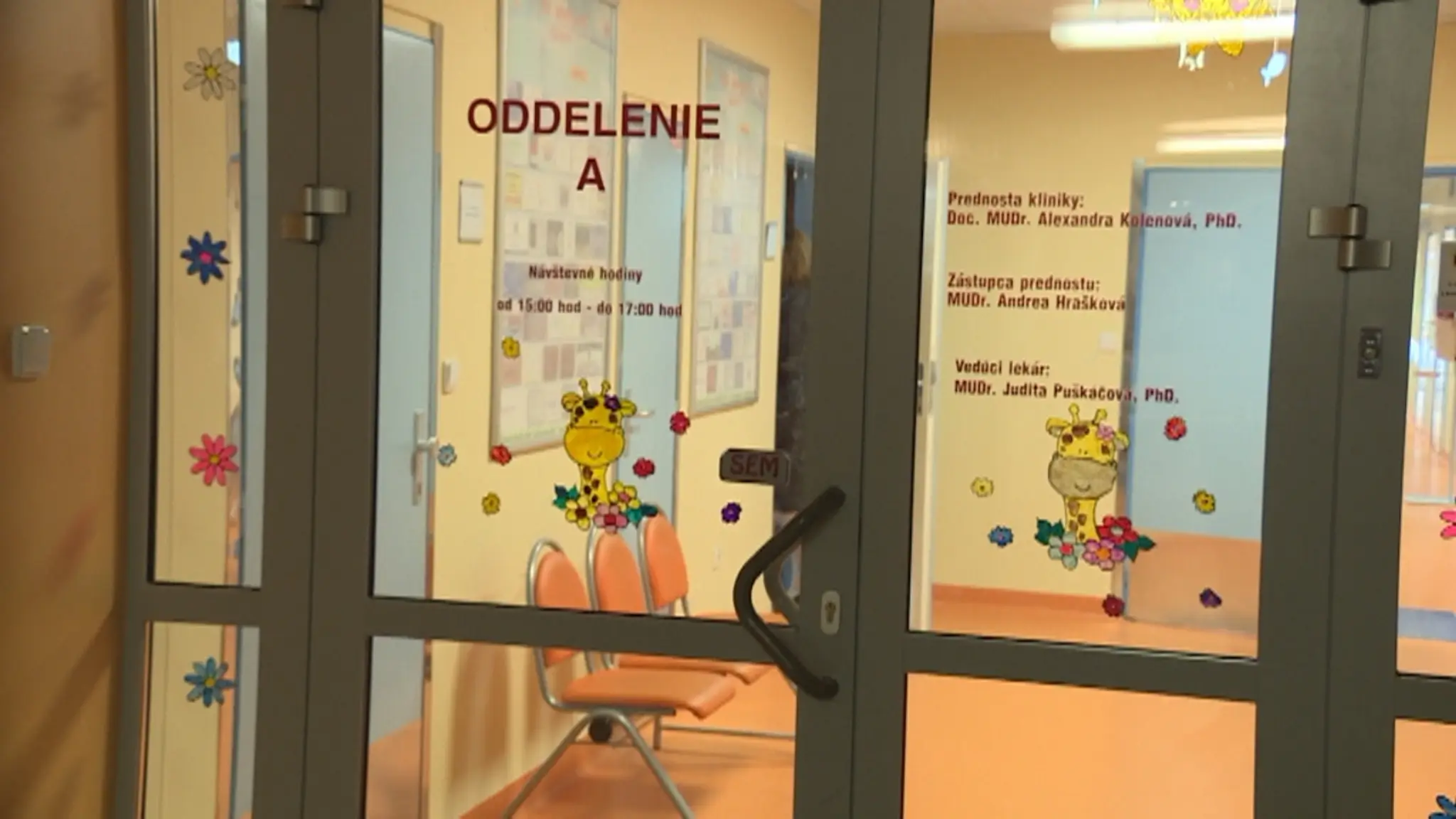 Oddelenie detskej onkológie.