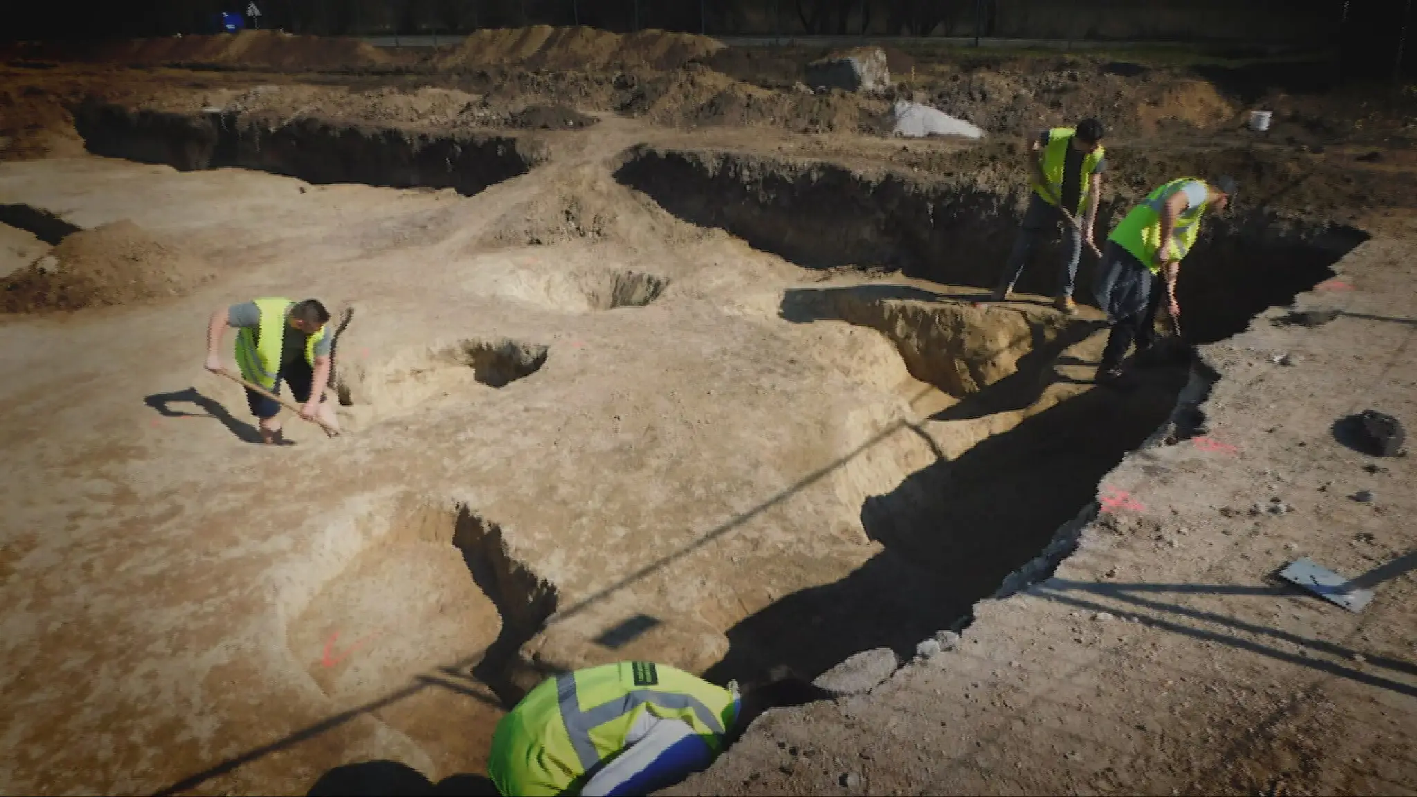 Archeologické práce pri Piešťanoch