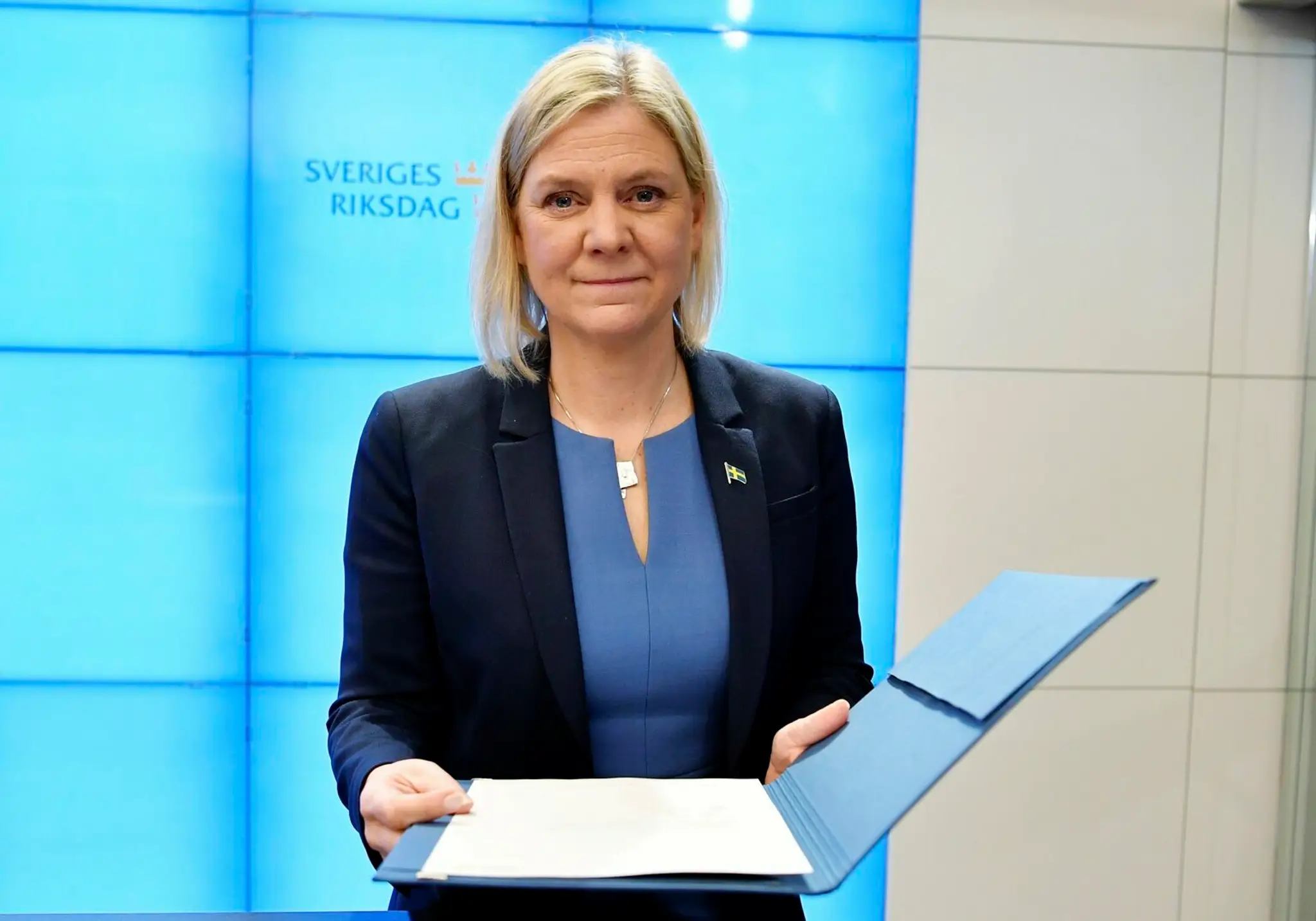 Magdalena Anderssonová bola premiérkou pár hodín