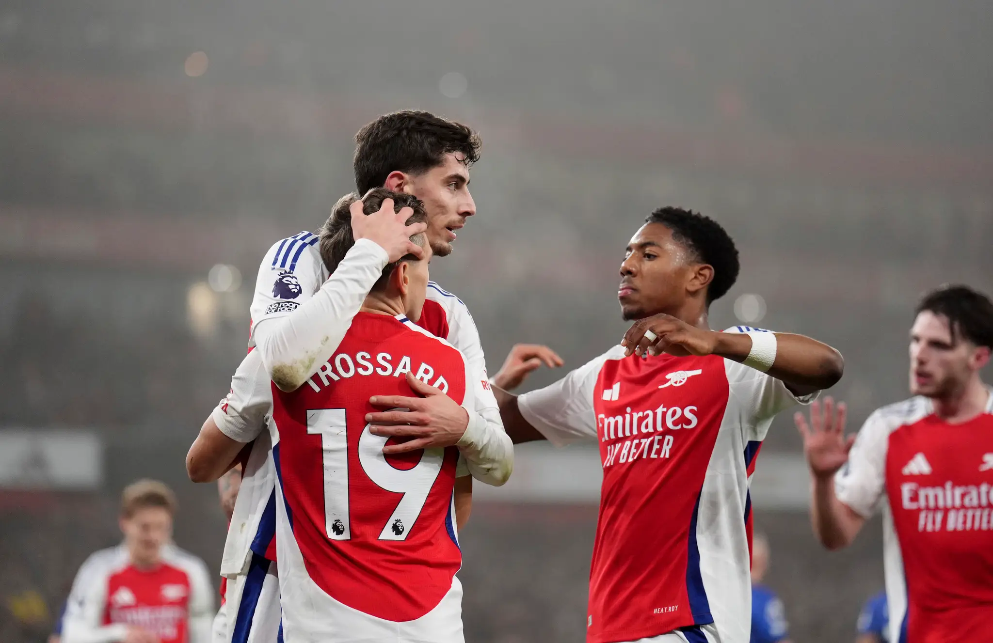 Futbalista Arsenalu Kai Havertz sa teší z gólu