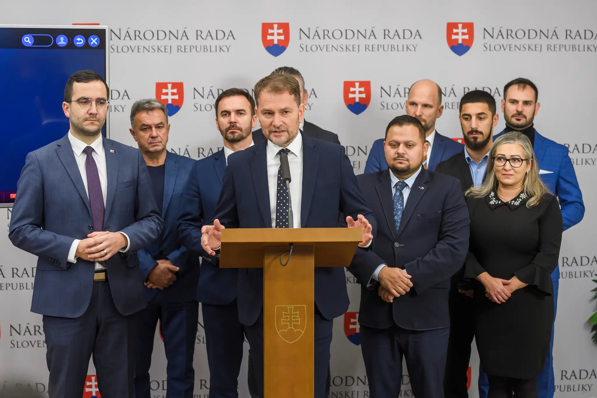 Tlačová konferencia hnutia Slovensko
