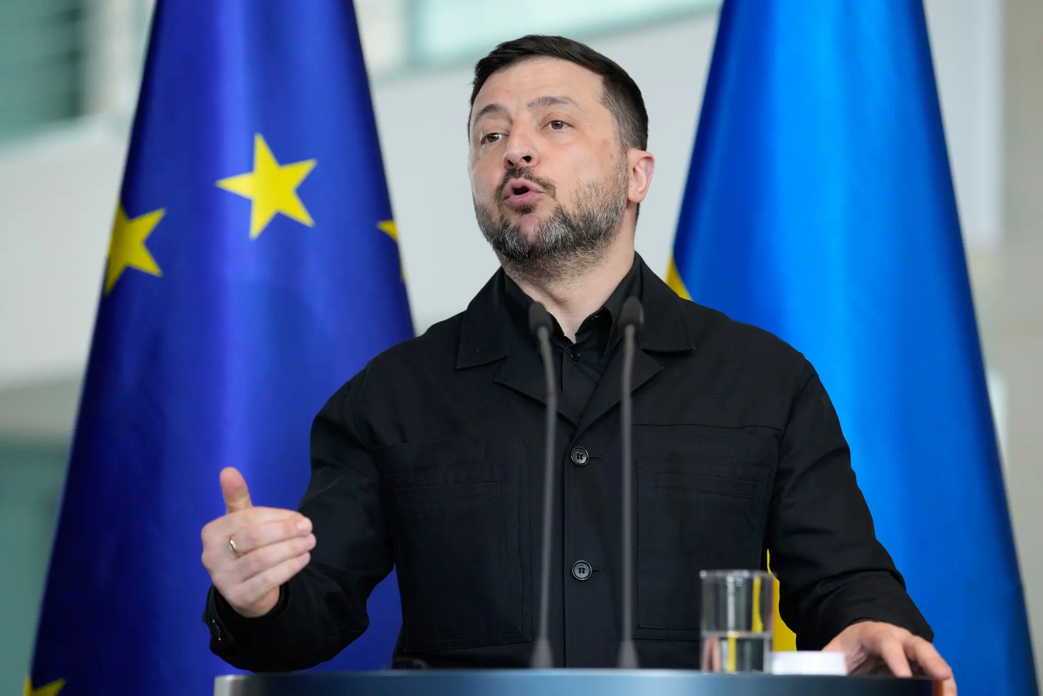 Na snímke ukrajinský prezident Volodymyr Zelenskyj.