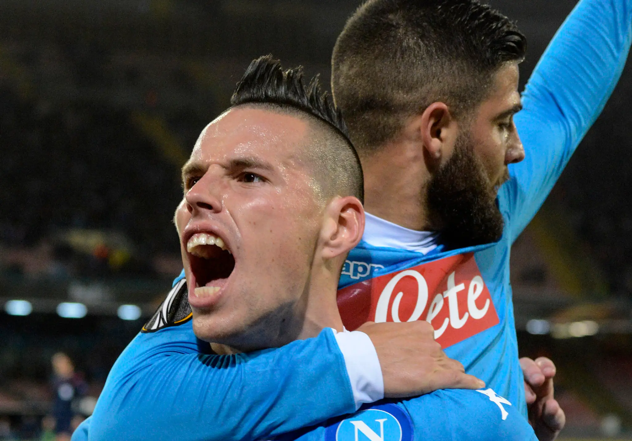 Marek Hamšík a Lorenzo Insigne.