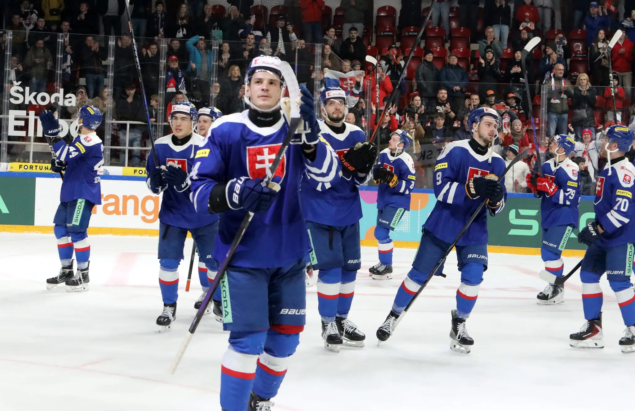 Slovenskí hokejisti v úvodnom zápase Kaufland Cupu