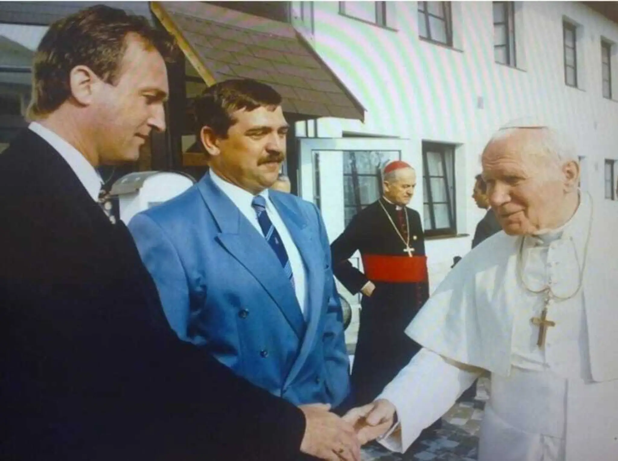 Juraj Zábojník a pápež Ján Pavol II. 