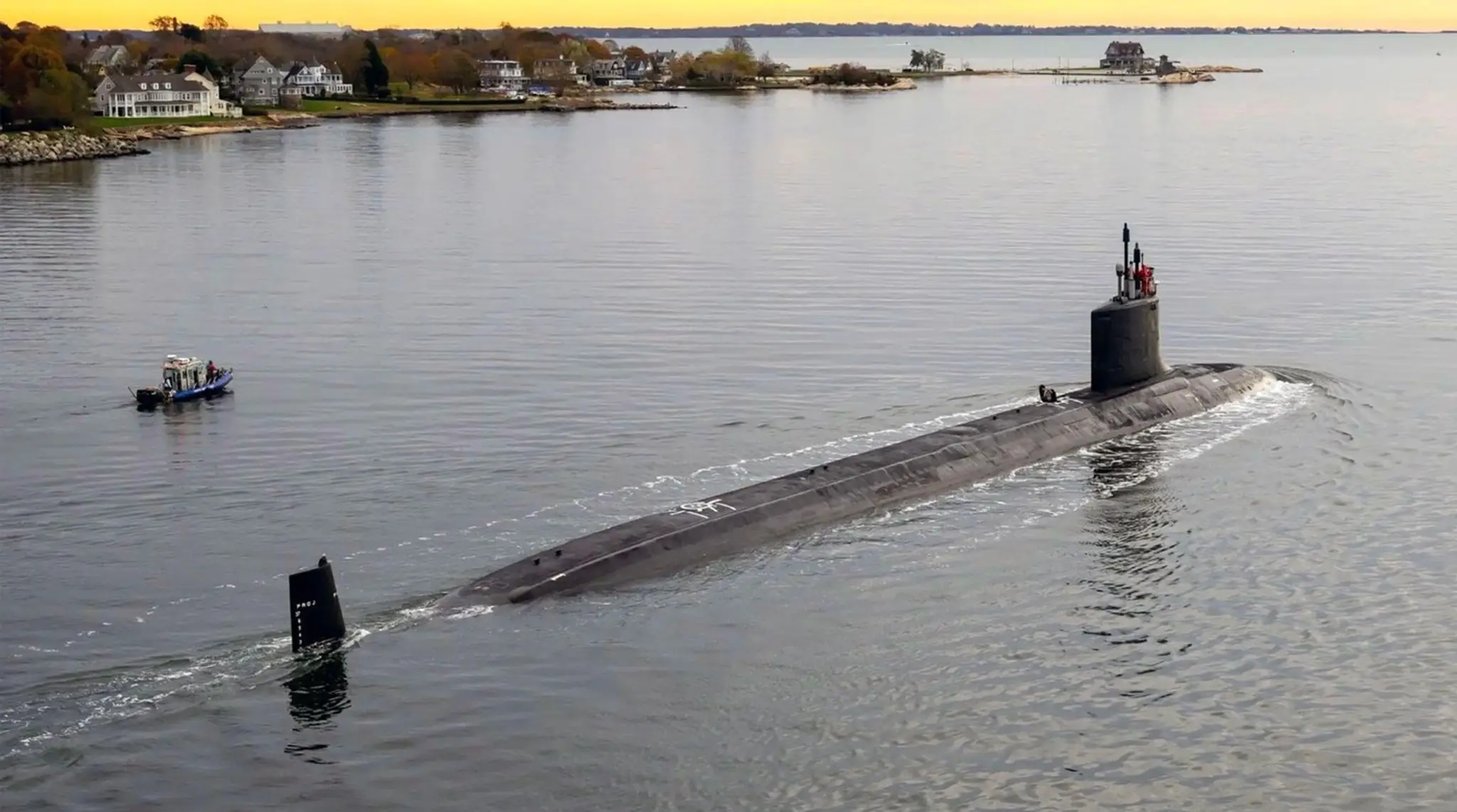 Nová jadrová ponorka triedy Virginia USS Idaho.
