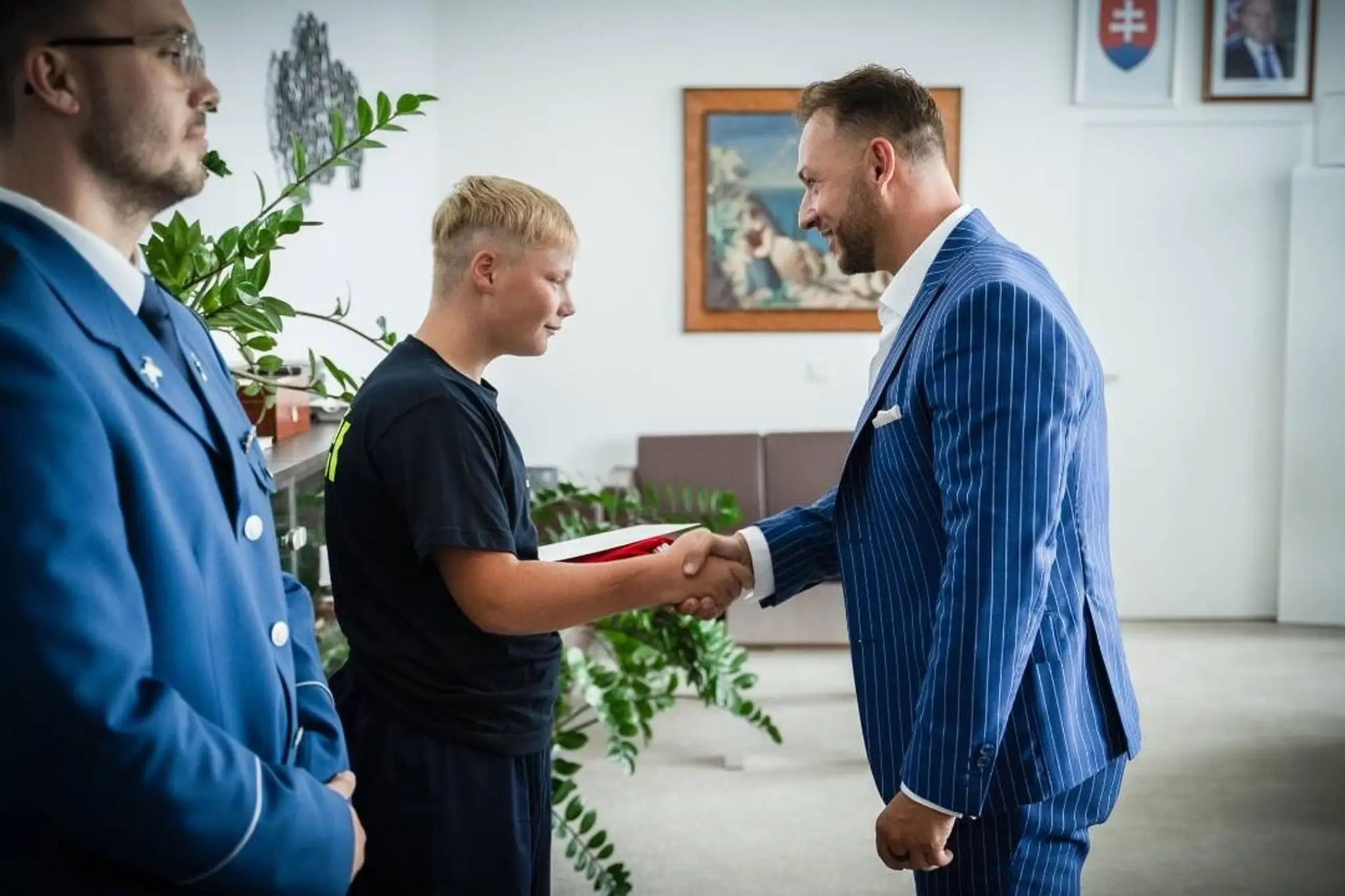 Minister vnútra ocenil medailou za hrdinský čin 14-ročného Tomáša