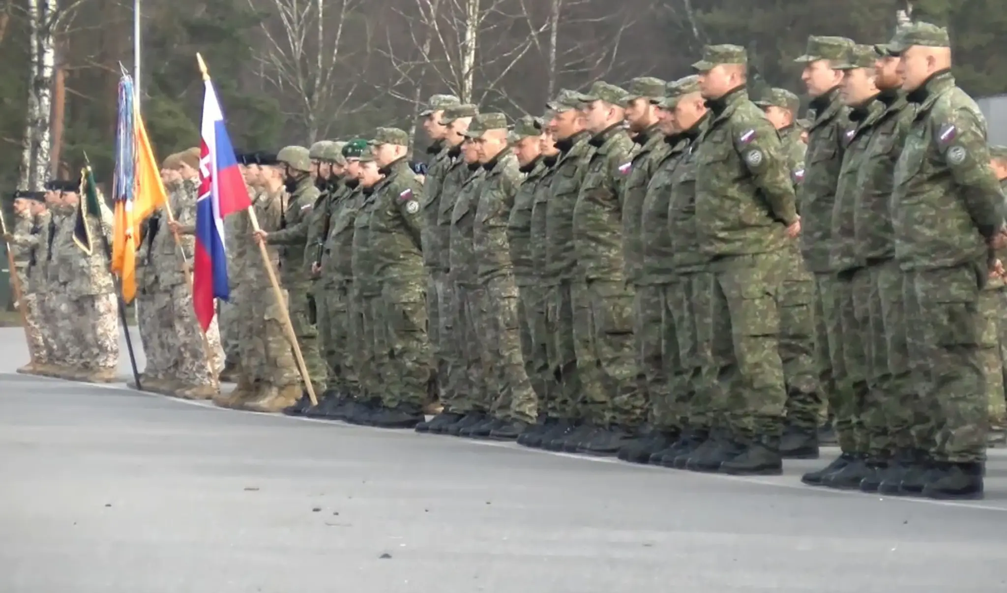 Slovenskí vojaci v Lotyšsku