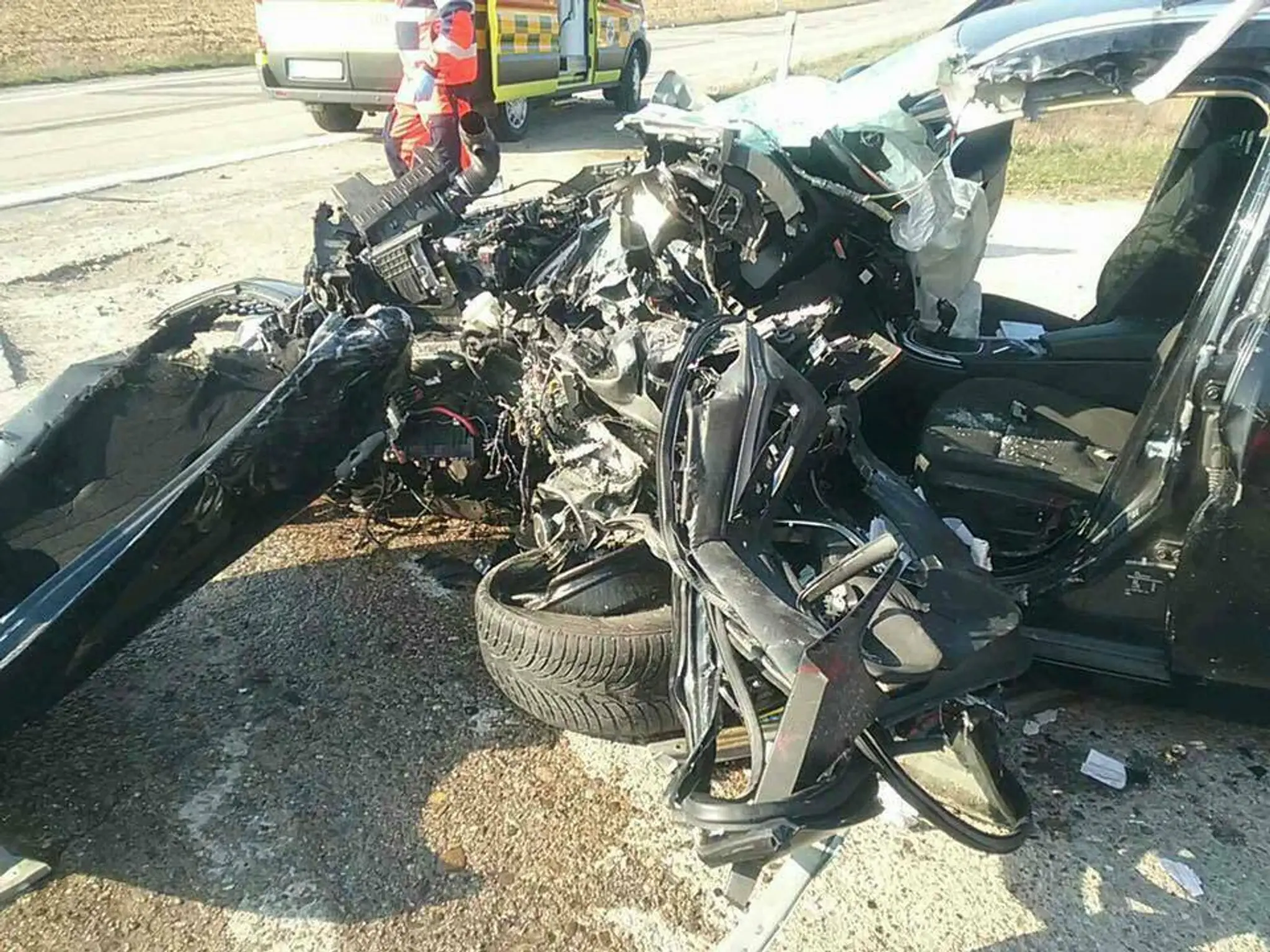 Nehoda pri obci Kostolná-Záriečie.