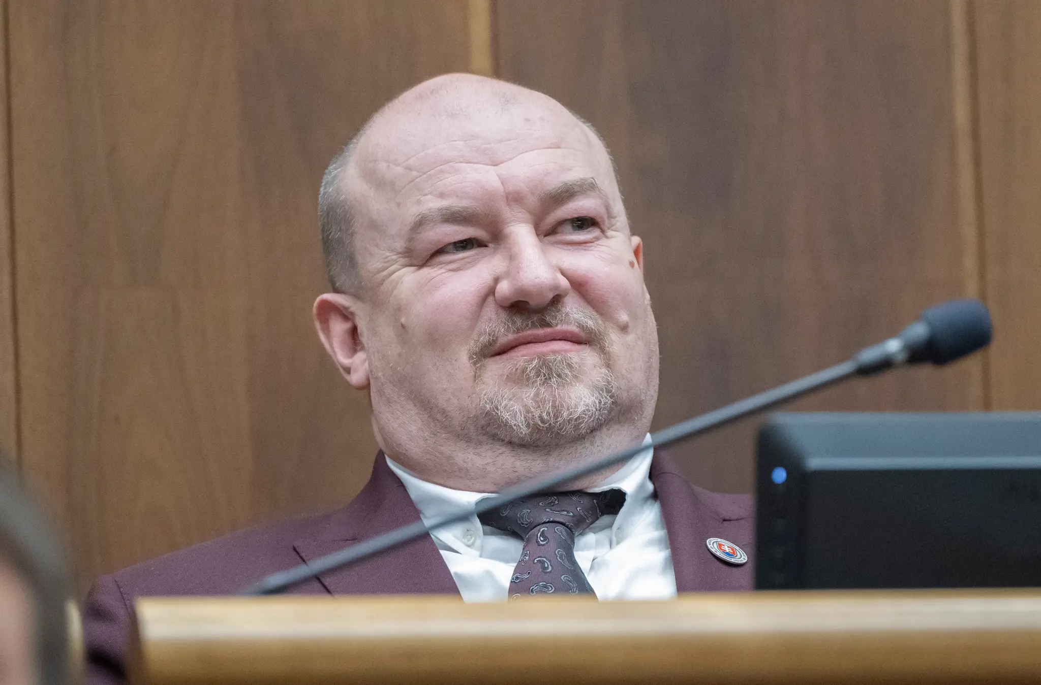 Na snímke poslanec NR SR Rudolf Huliak