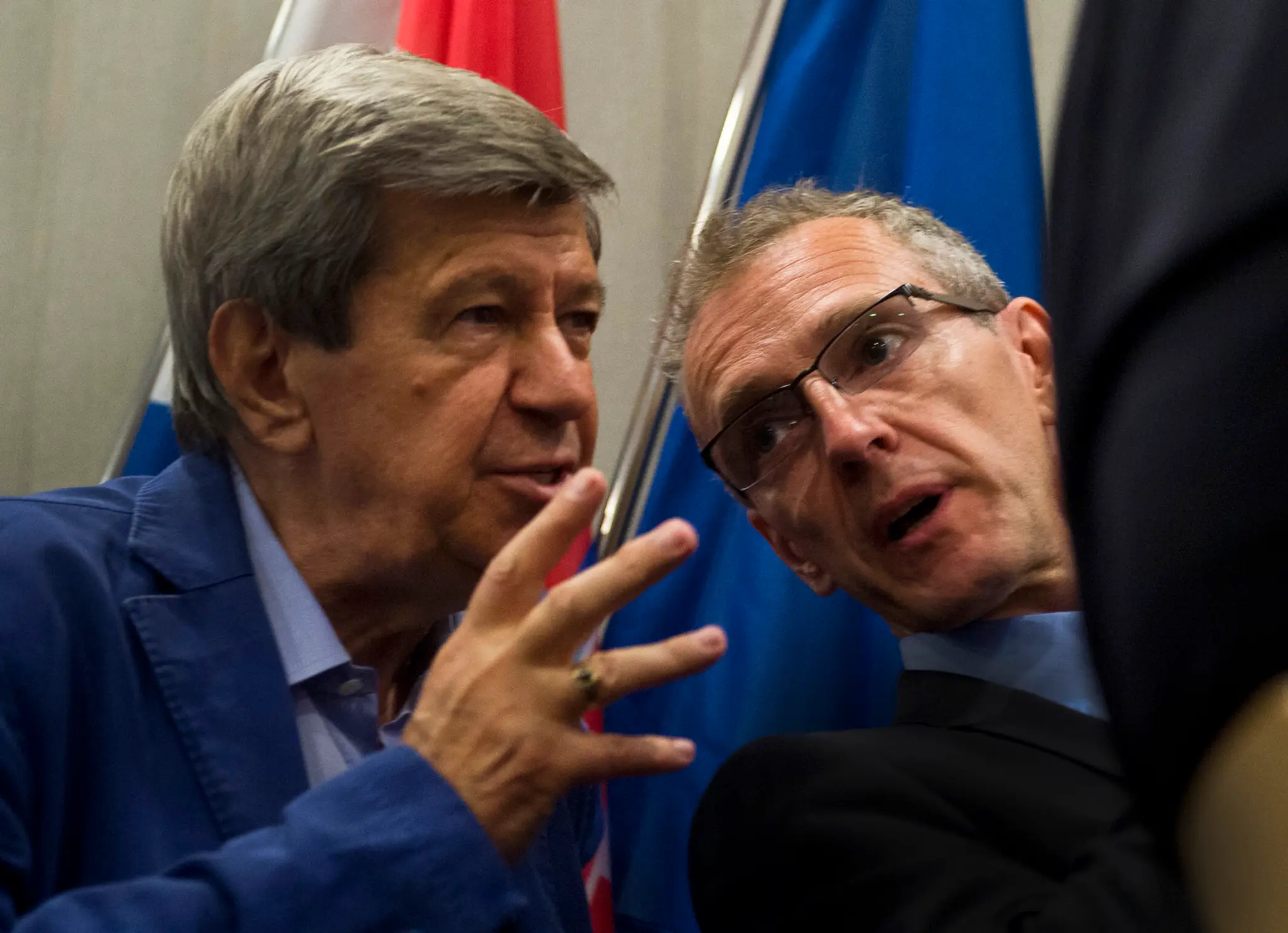 Dvaja europoslanci z SDKÚ-DS Eduard Kukan (vľavo) a Igor Štefanec.