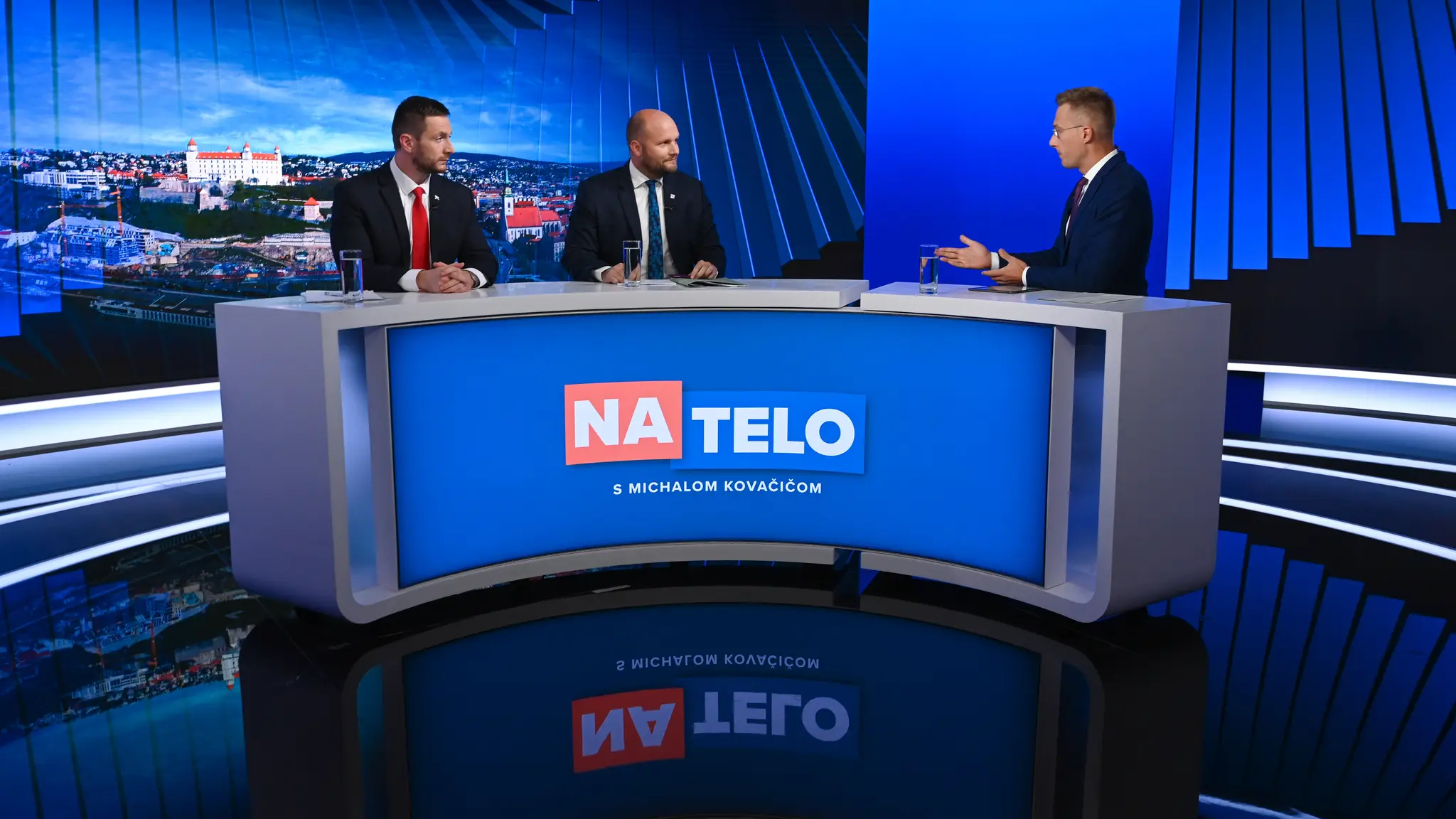 Milan Uhrík a Jaroslav Naď v relácii Na telo