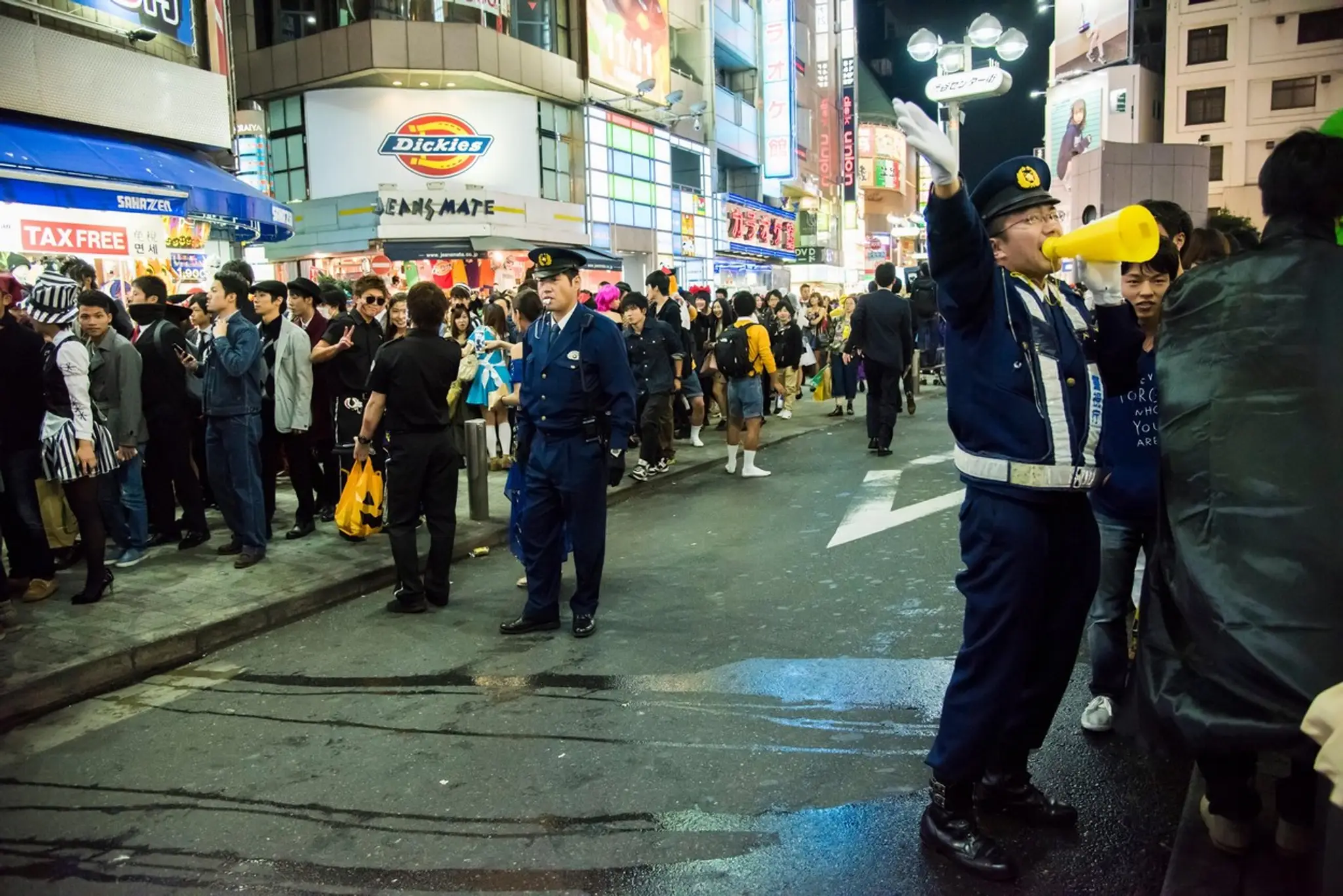 Polícia v Japonsku.