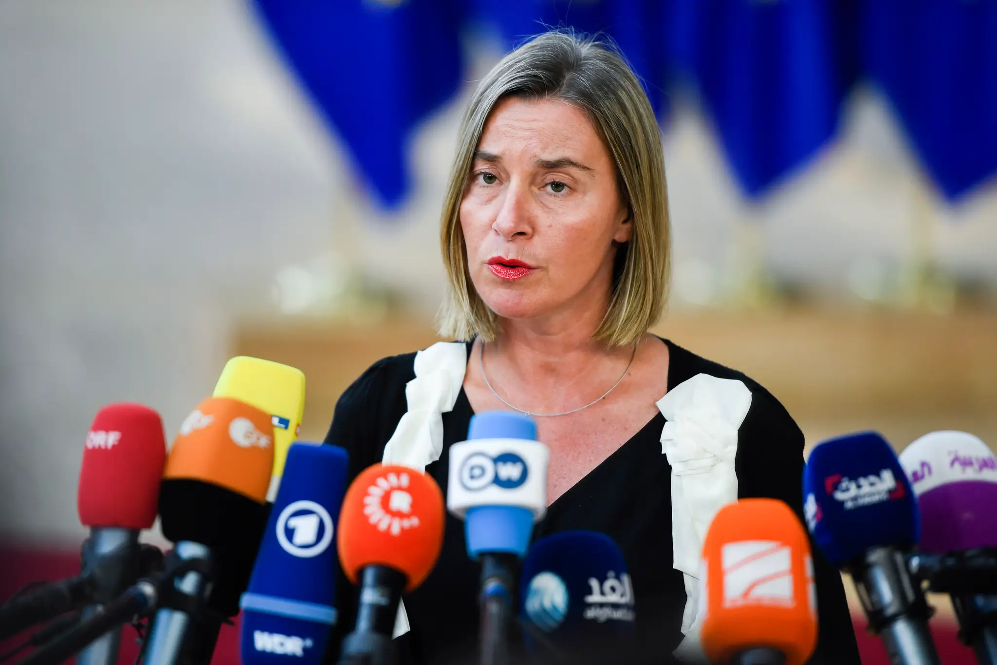 Federica Mogheriniová na archívnej snímke z roku 2018.