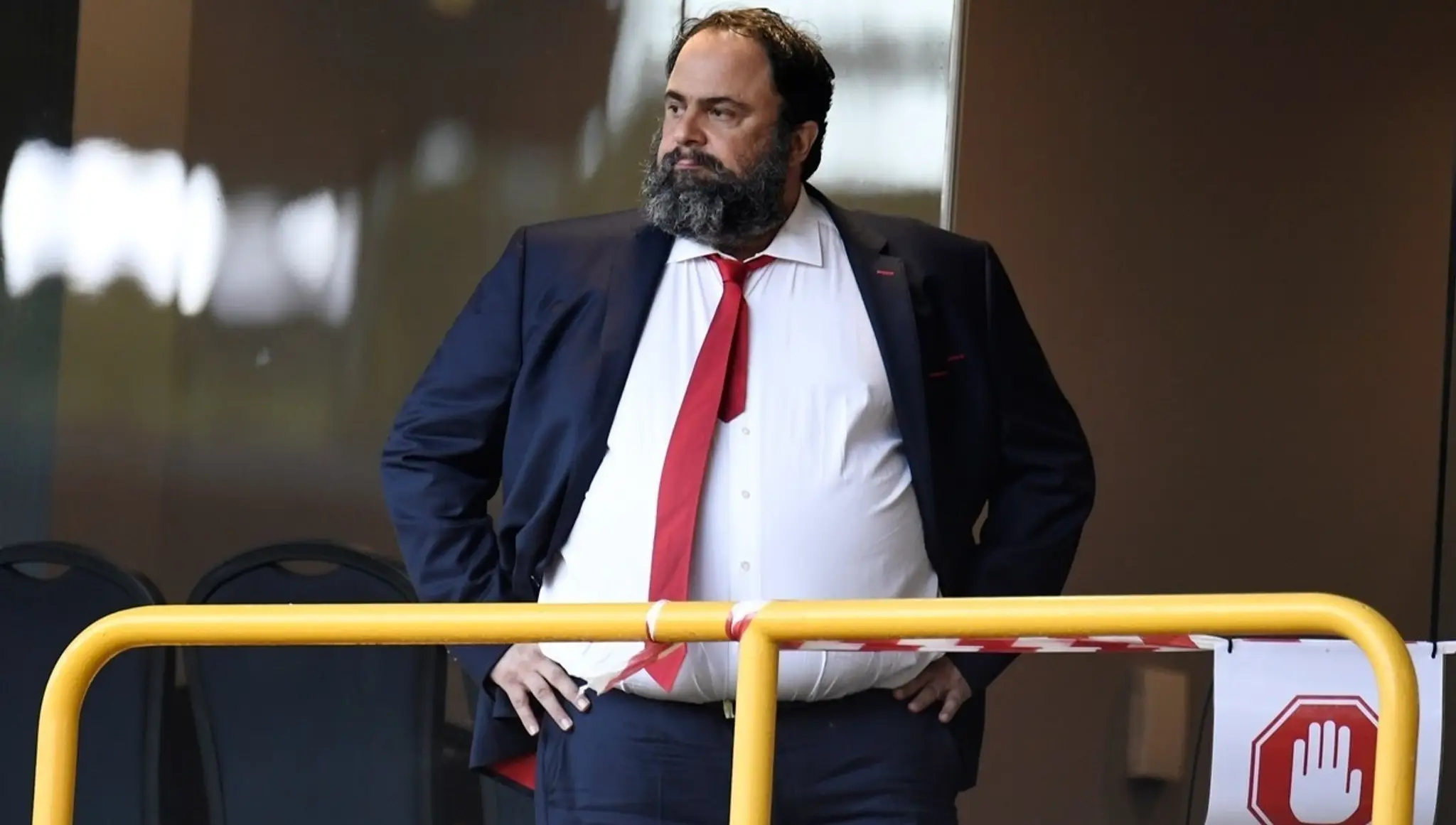 Majiteľ Olympiakosu Evangelos Marinakis.