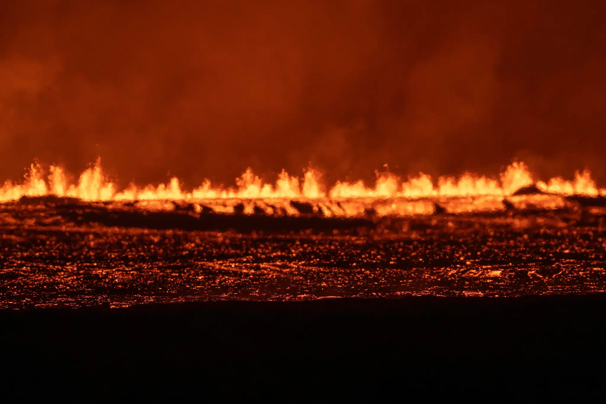Zábery po výbuchu sopky na Islande.