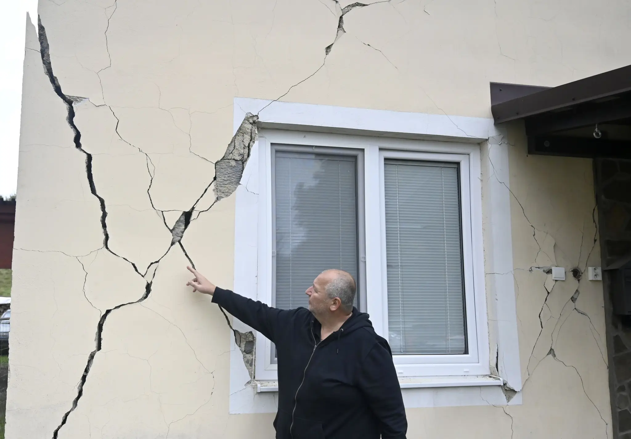 Zemetrasenie v obci Baškovce