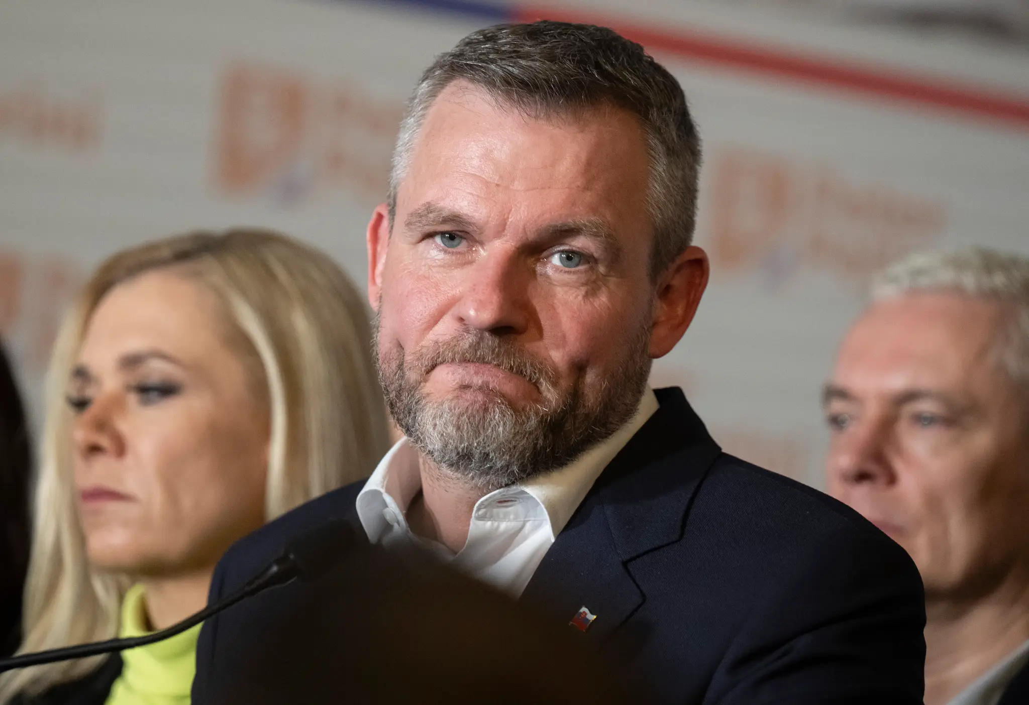 Peter Pellegrini na tlačovej konferencii