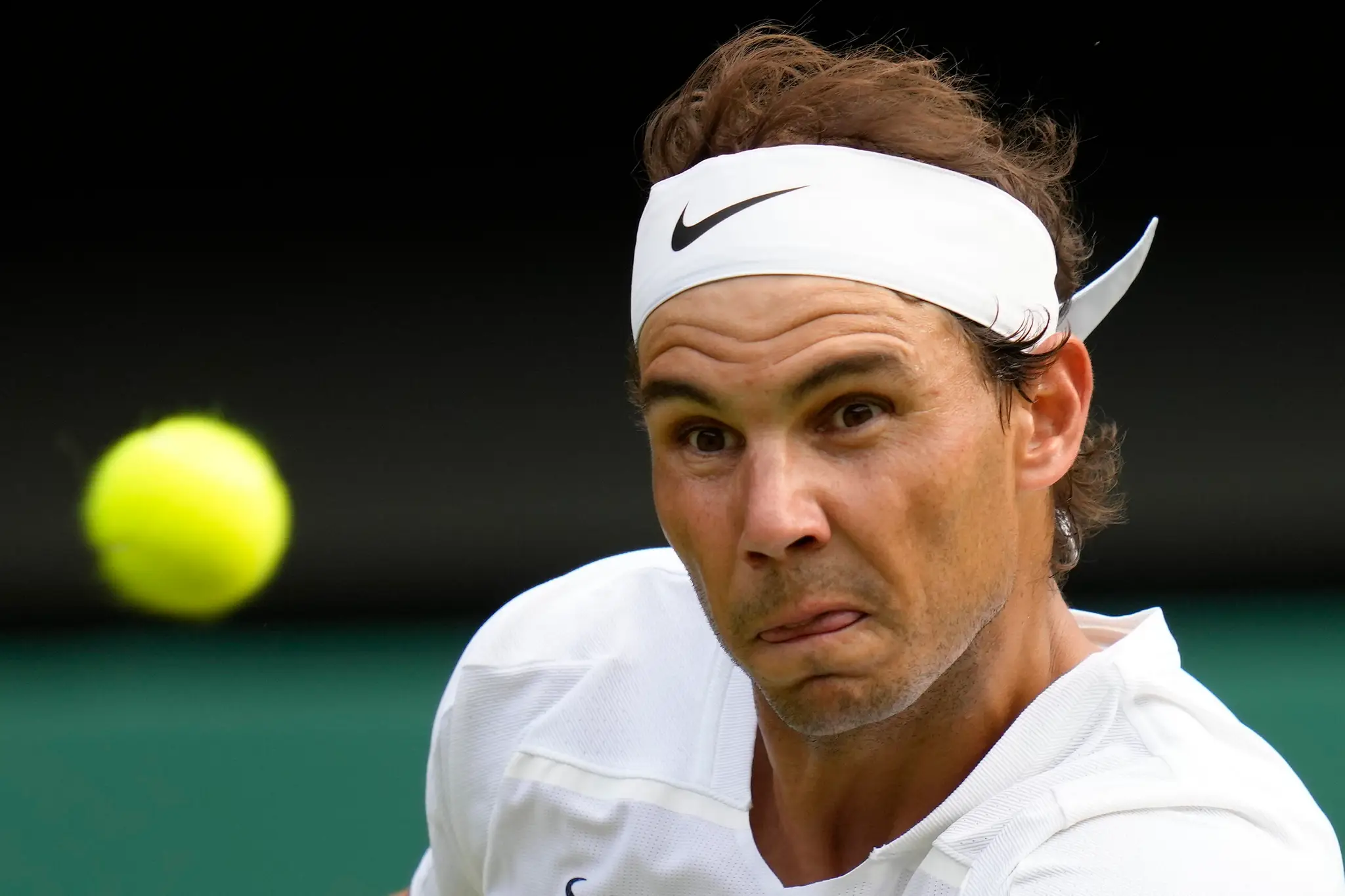 Rafael Nadal vo štvrťfinále Wimbledonu 2022.