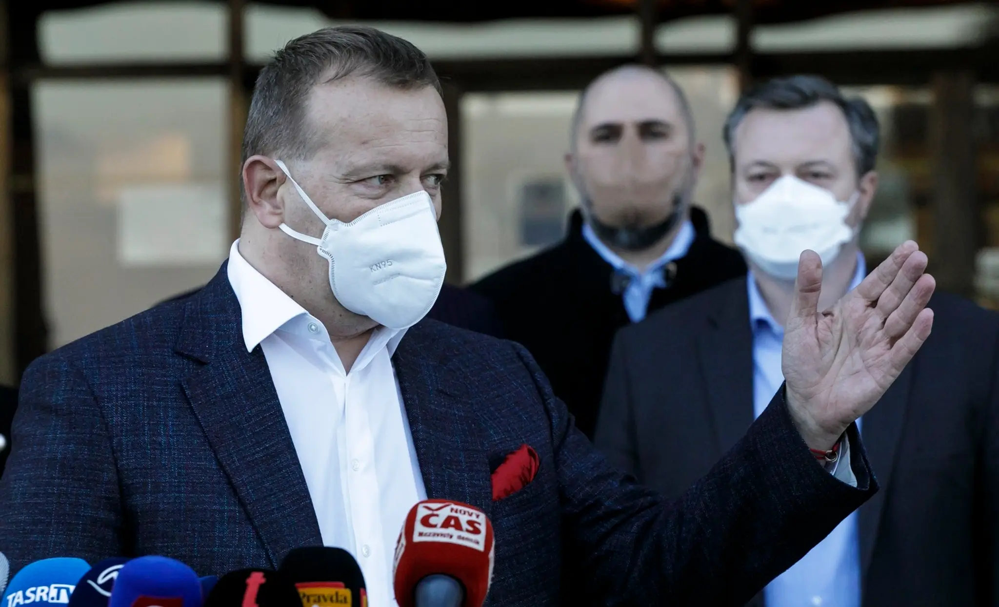 Na snímke predseda hnutia Sme rodina Boris Kollár.