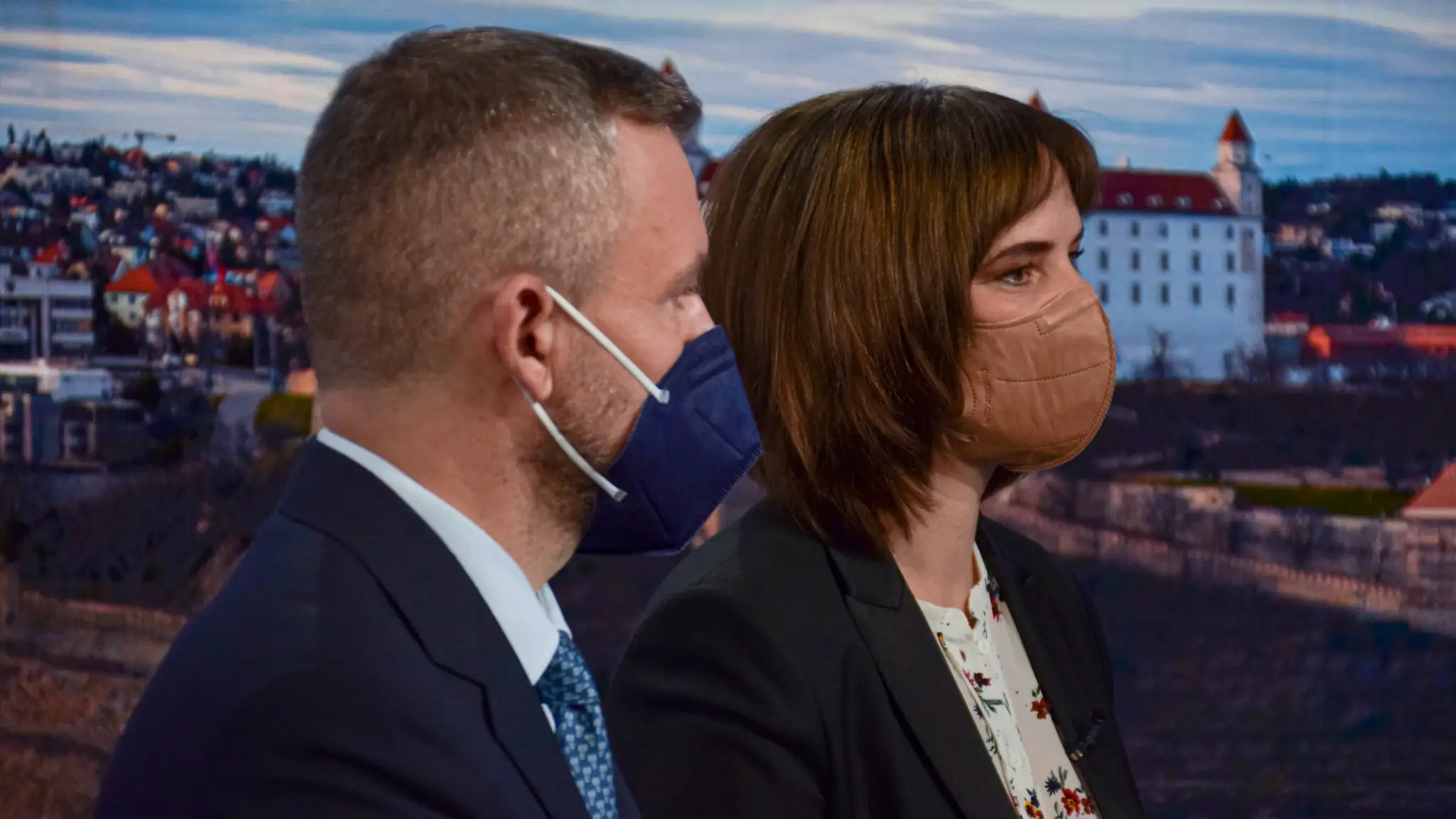 Peter Pellegrini a Veronika Remišová v Na telo.