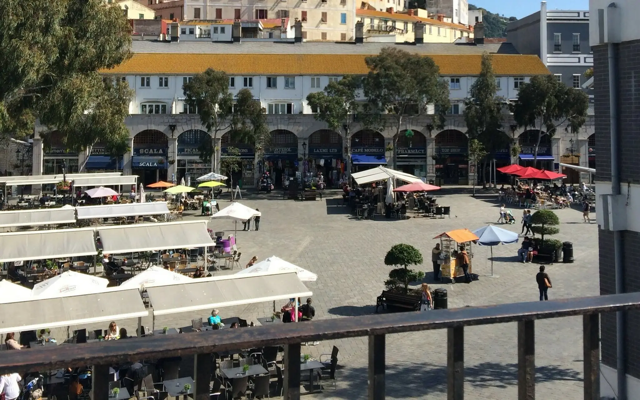 Námestie Grand Casemates v Gibraltári