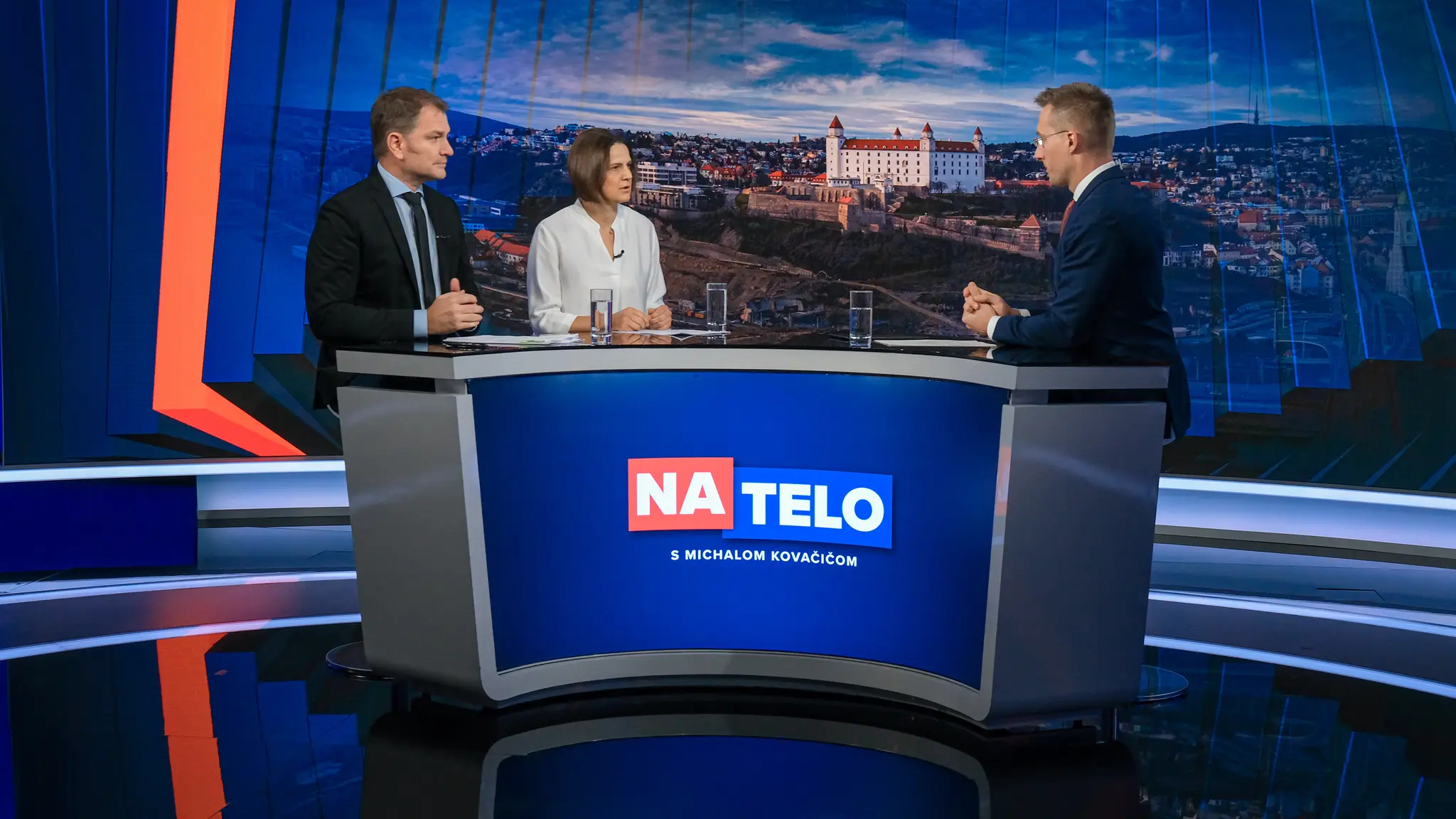 Igor Matovič a Mária Kolíková v relácii Na telo.