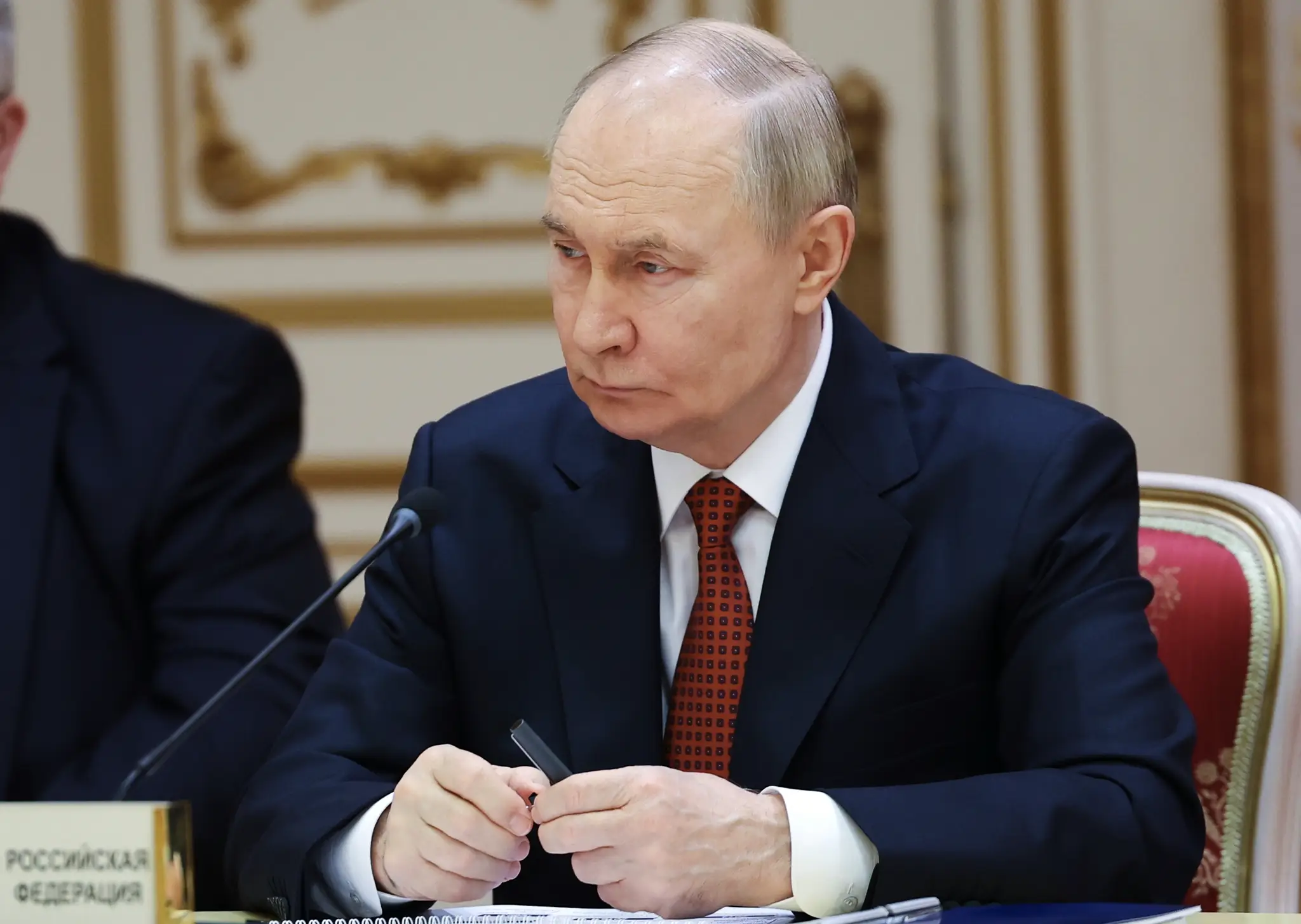Na snímke ruský prezident Vladimir Putin.