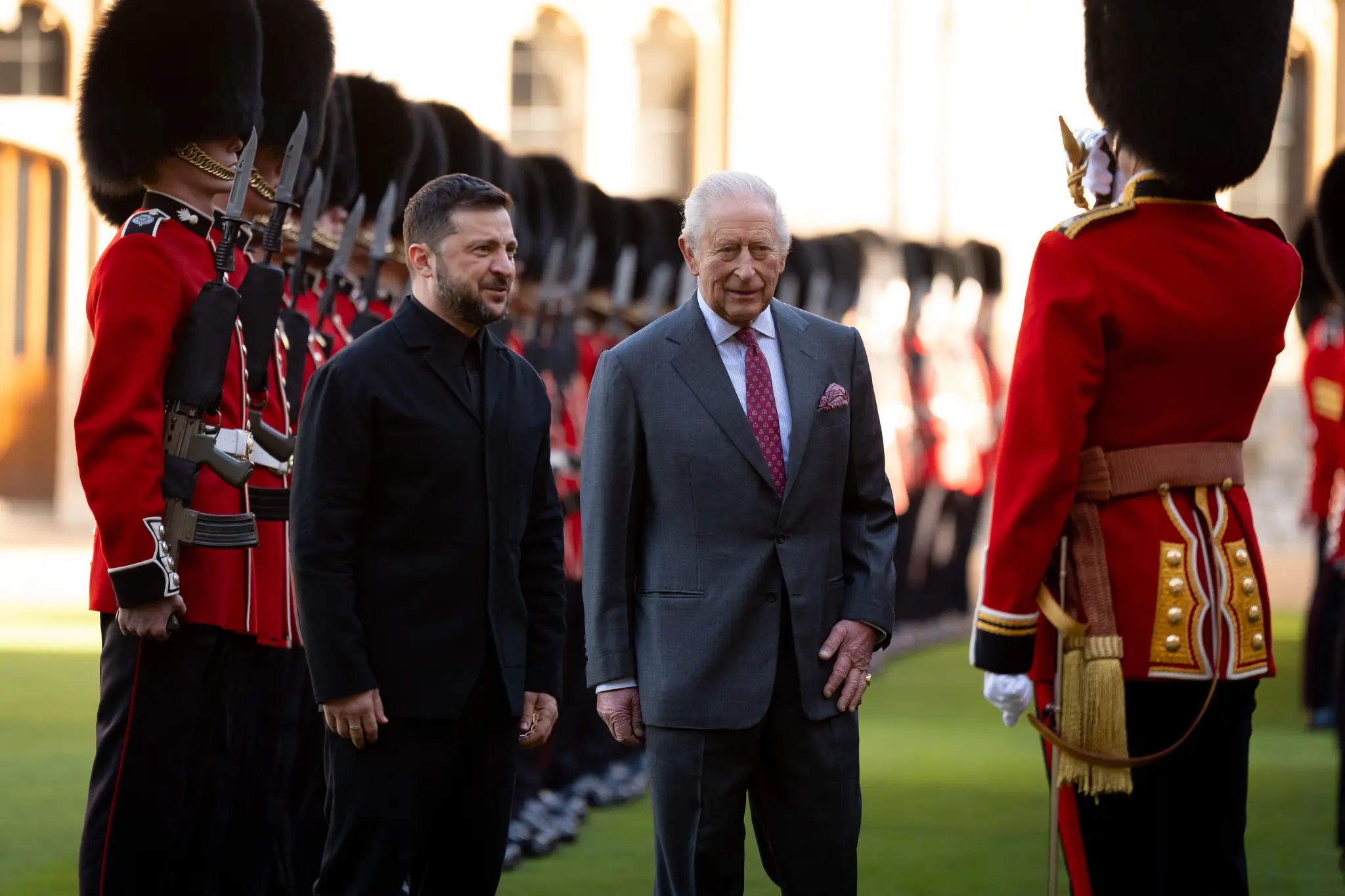 Zelenskyj na návšteve u Karola III. 