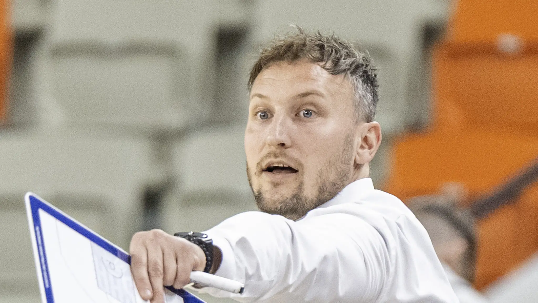 Tréner Patriotov Levice Michal Madzin