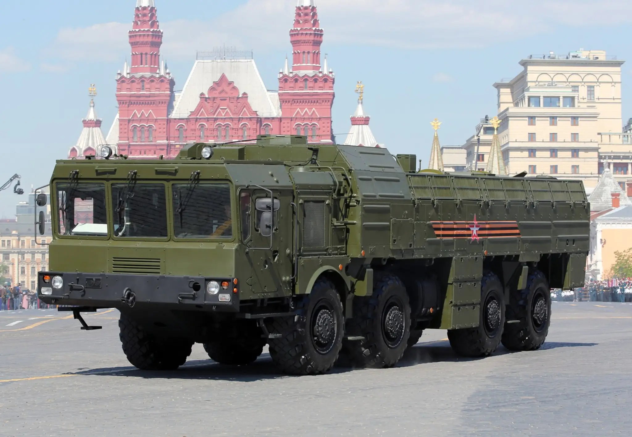 Mobilný raketový systém Iskander.