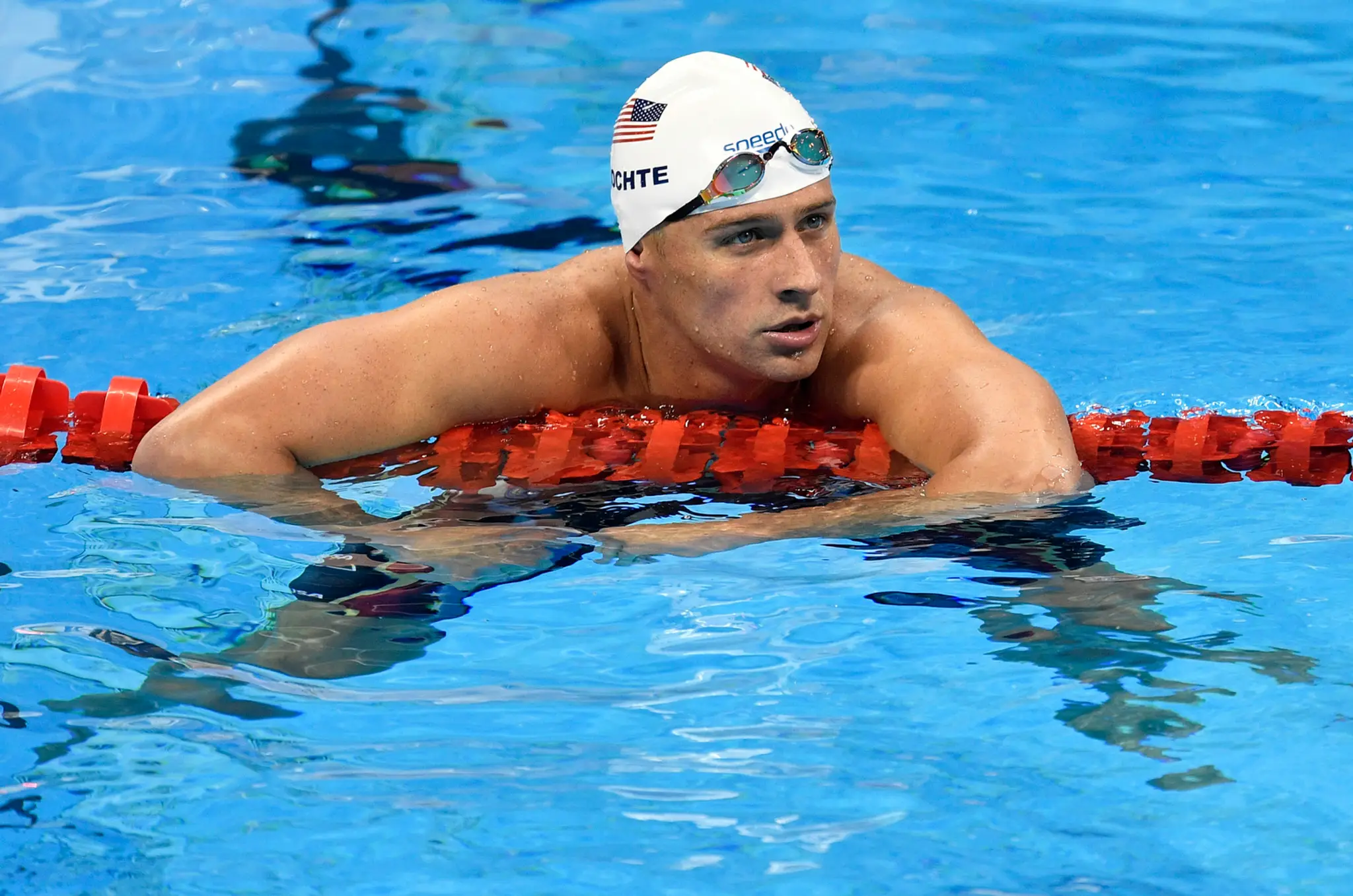 Ryan Lochte na archívnej snímke.