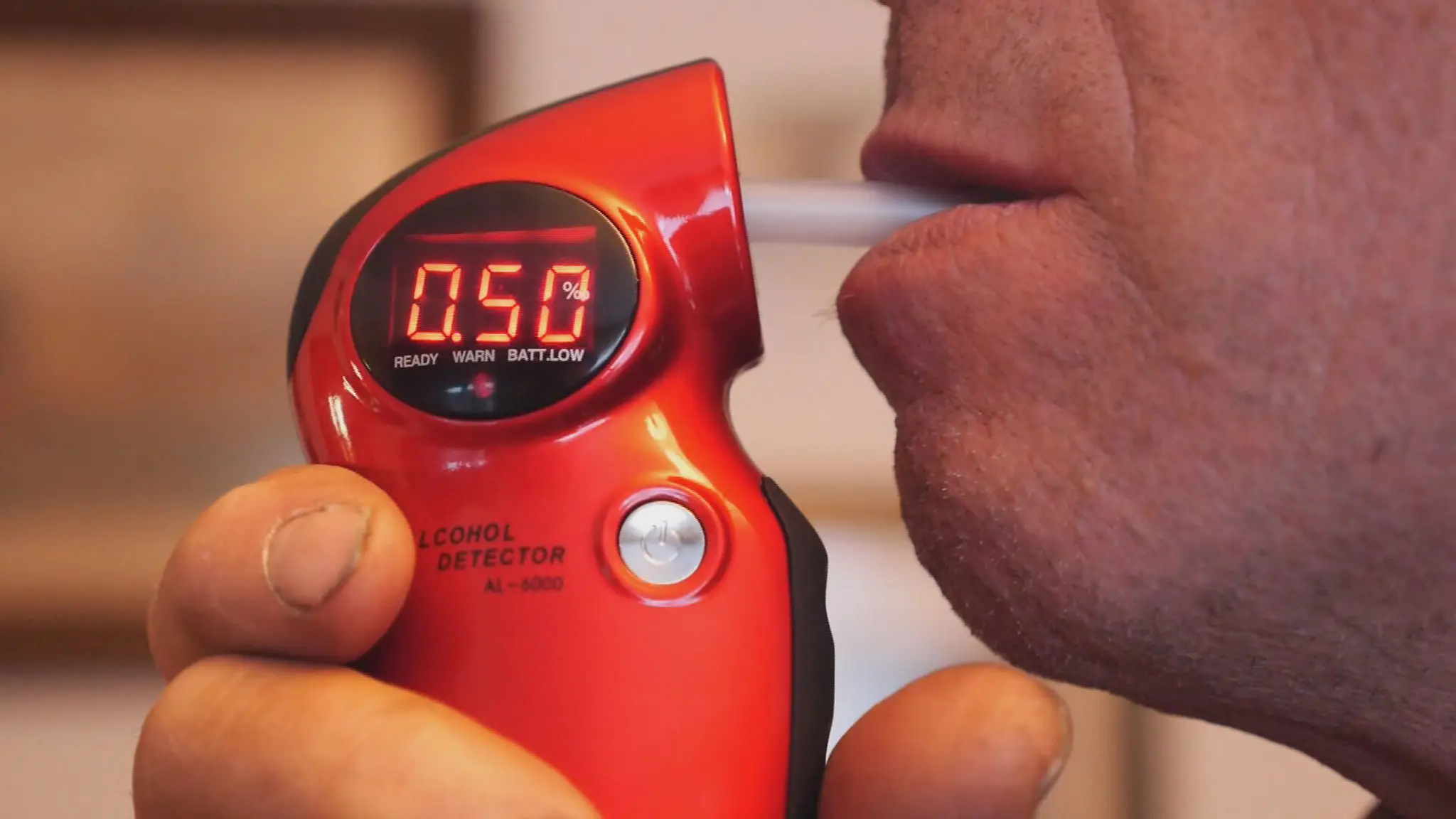 Alkohol tester.