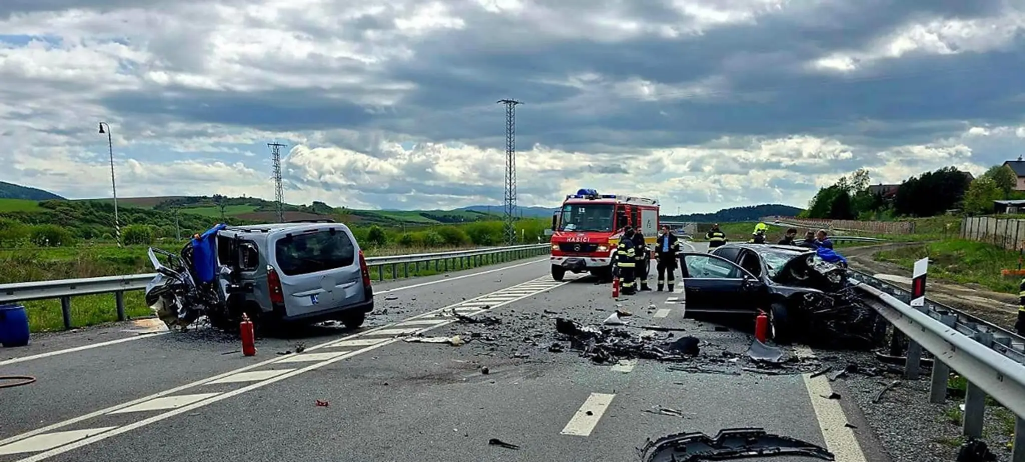 Miesto zrážky.