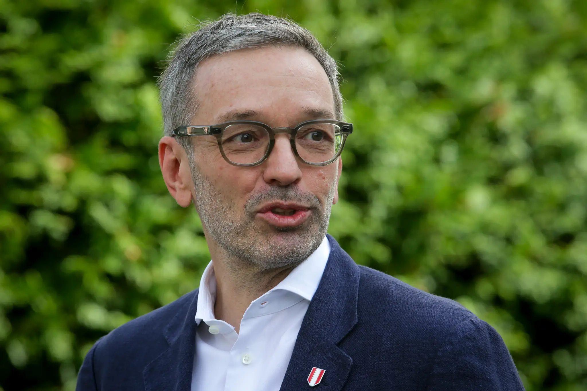Líder krajne pravicovej Slobodnej strany Rakúska (FPÖ) Herbert Kickl.
