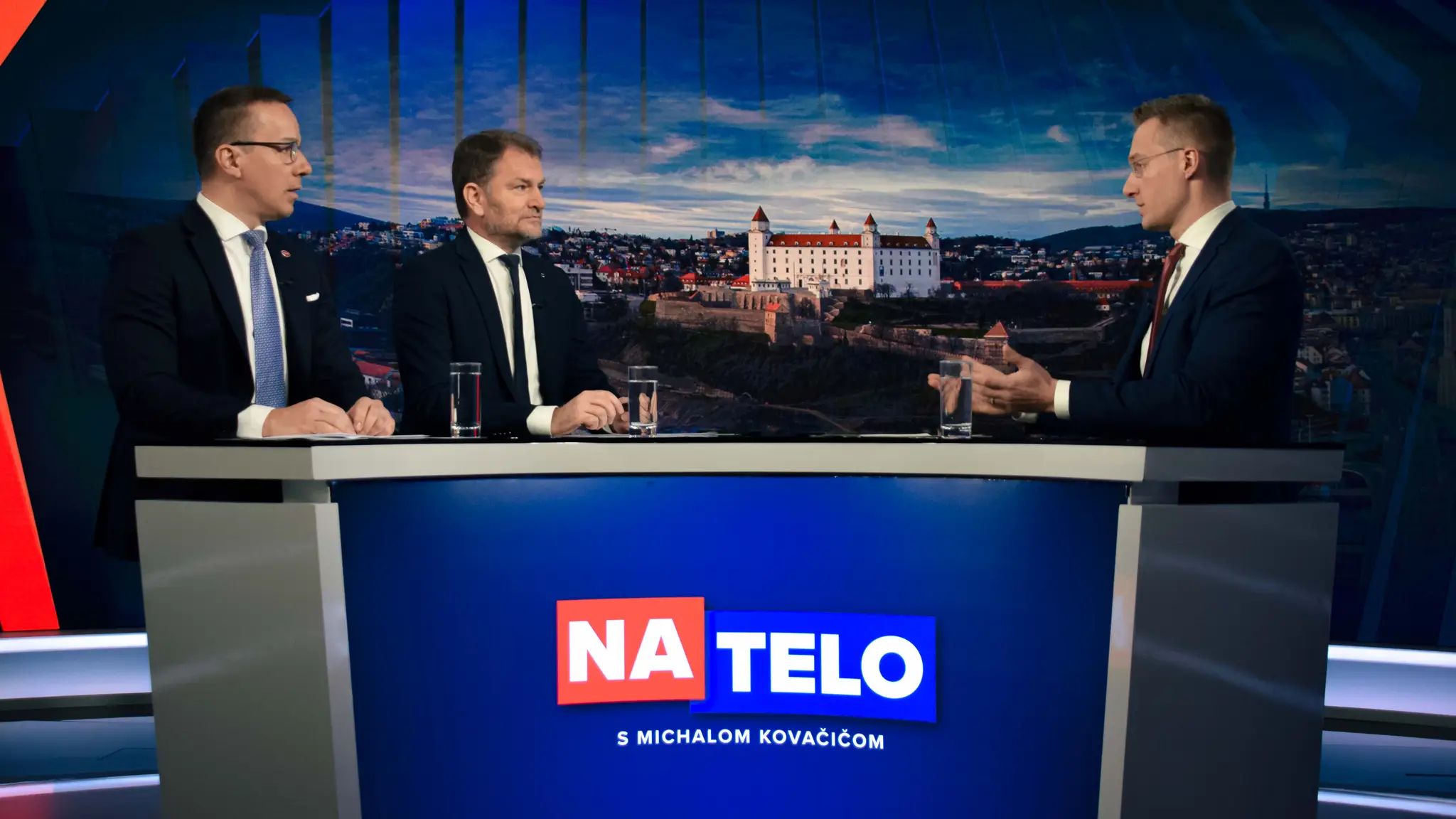 Erik Tomáš a Igor Matovič v relácii Na telo.
