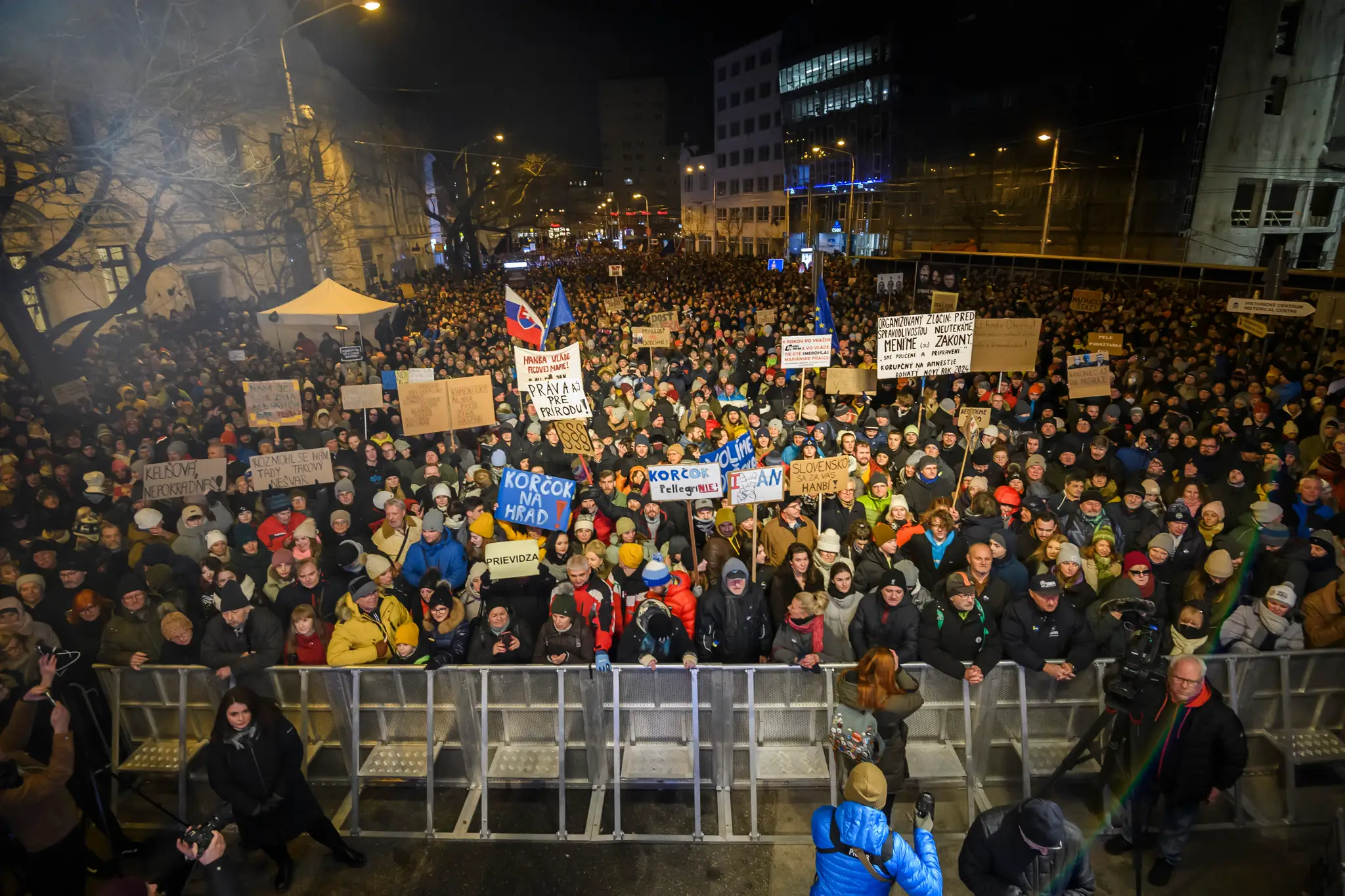 Protest v Bratislave