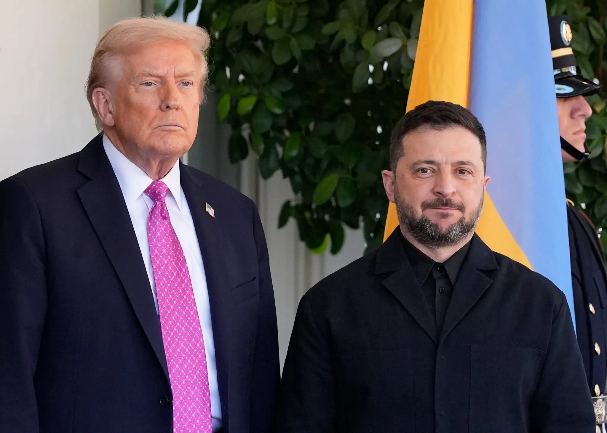 Sprava Volodymyr Zelenskyj a Donald Trump.