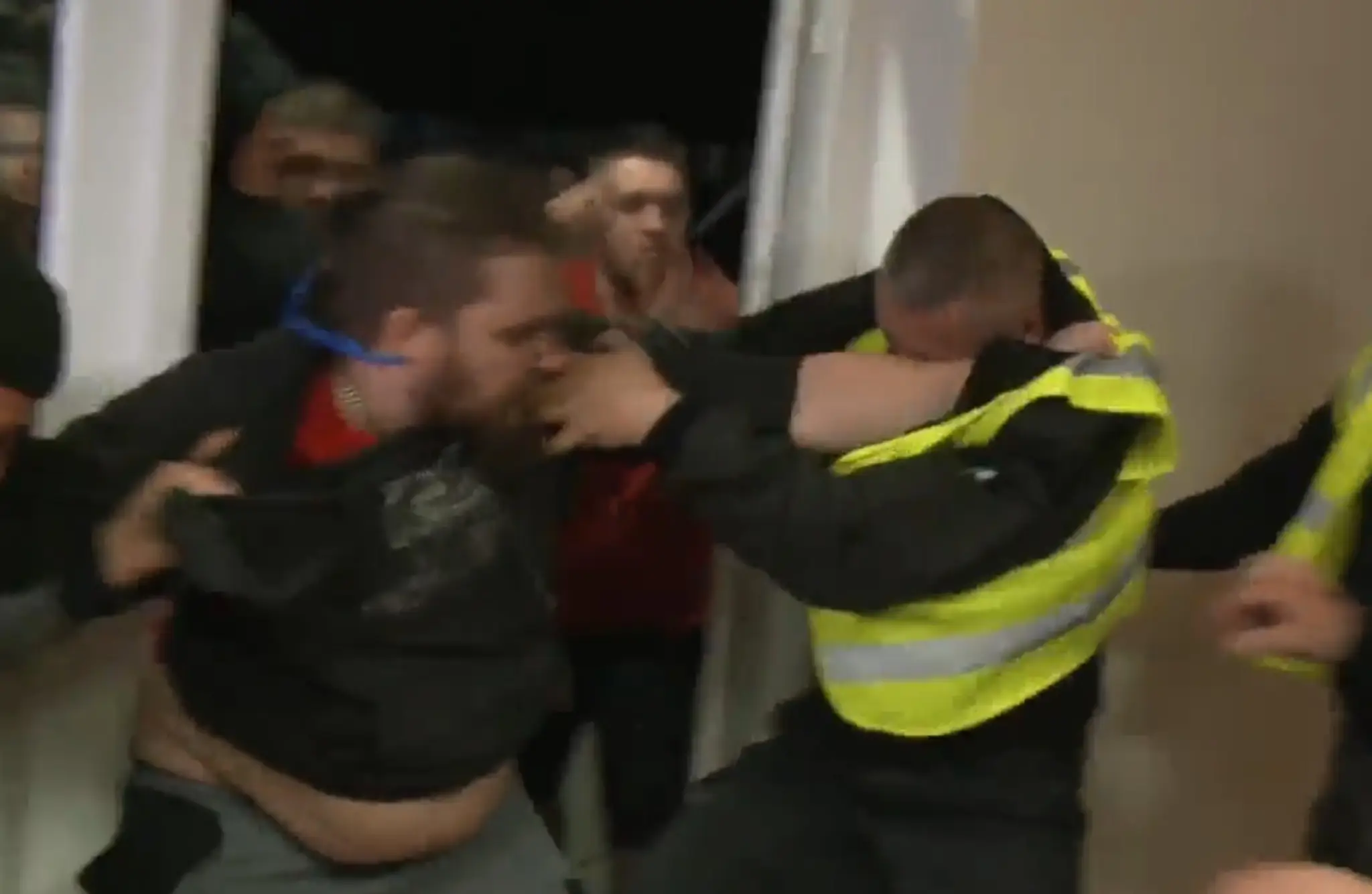 Incident po 6. zápase finálovej série Tipsport ligy.