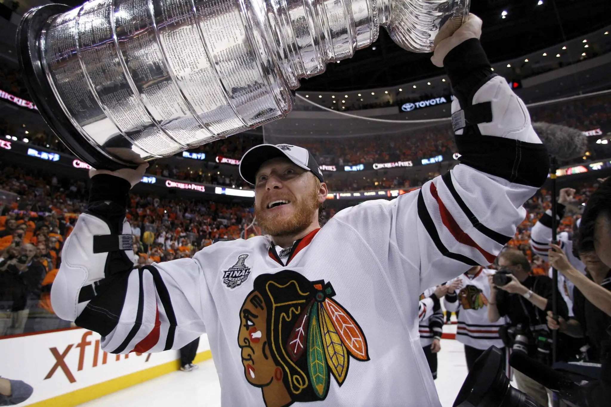 Marián Hossa so Stanley Cupom.