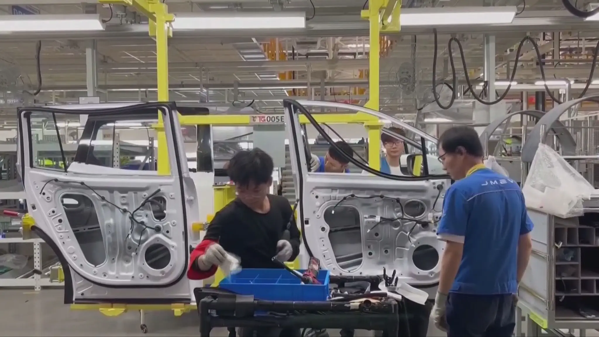Výroba čínskych elektromobilov
