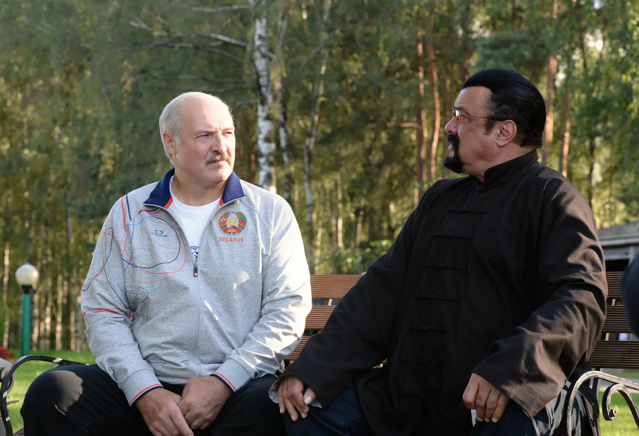 Lukašenko a Seagal.