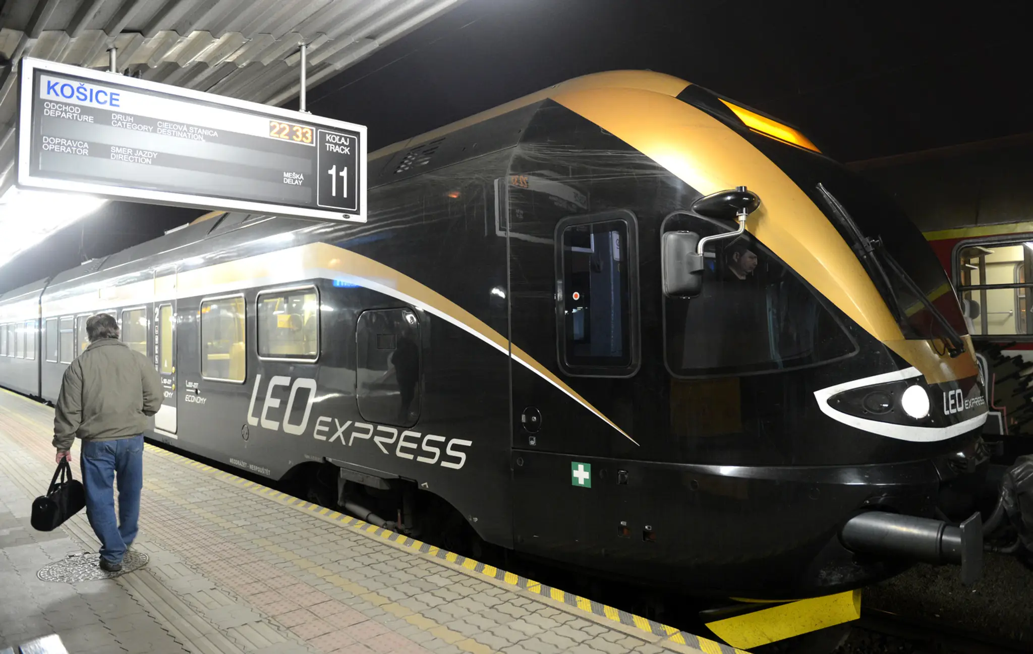 Český súkromný vlakový dopravca Leo Expres